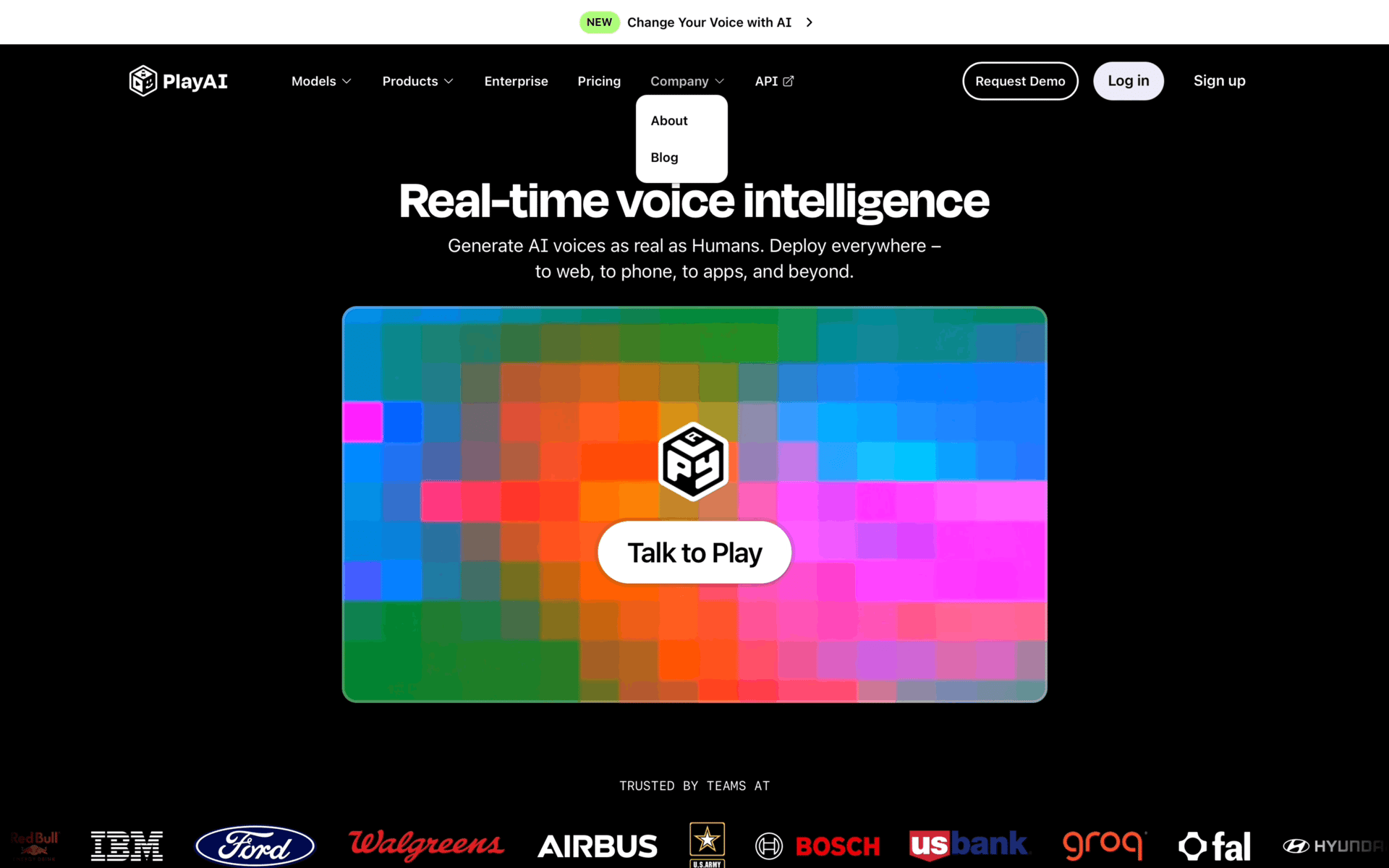PlayAI Web AI interface screenshot 18