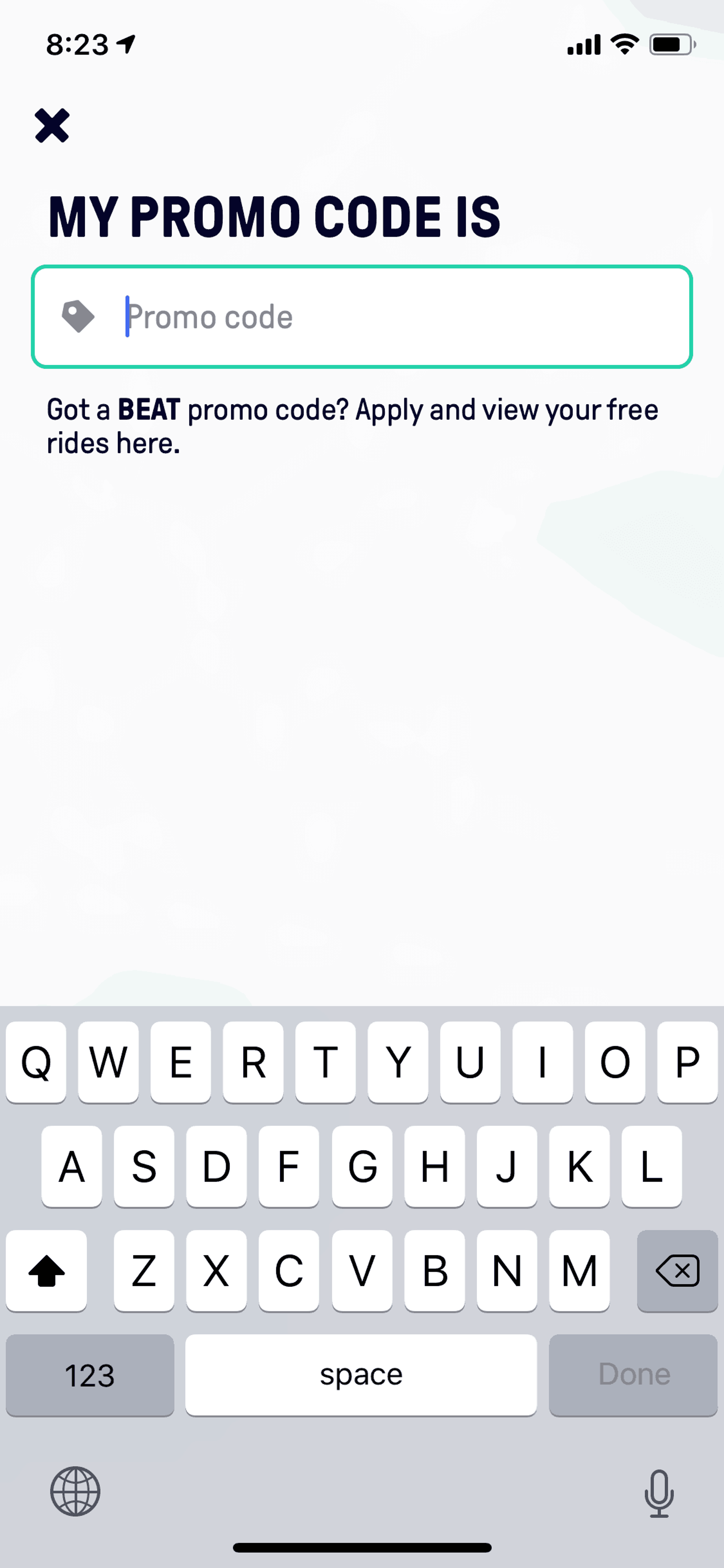 Beat Passenger iOS Maps & Navigation interface screenshot 24