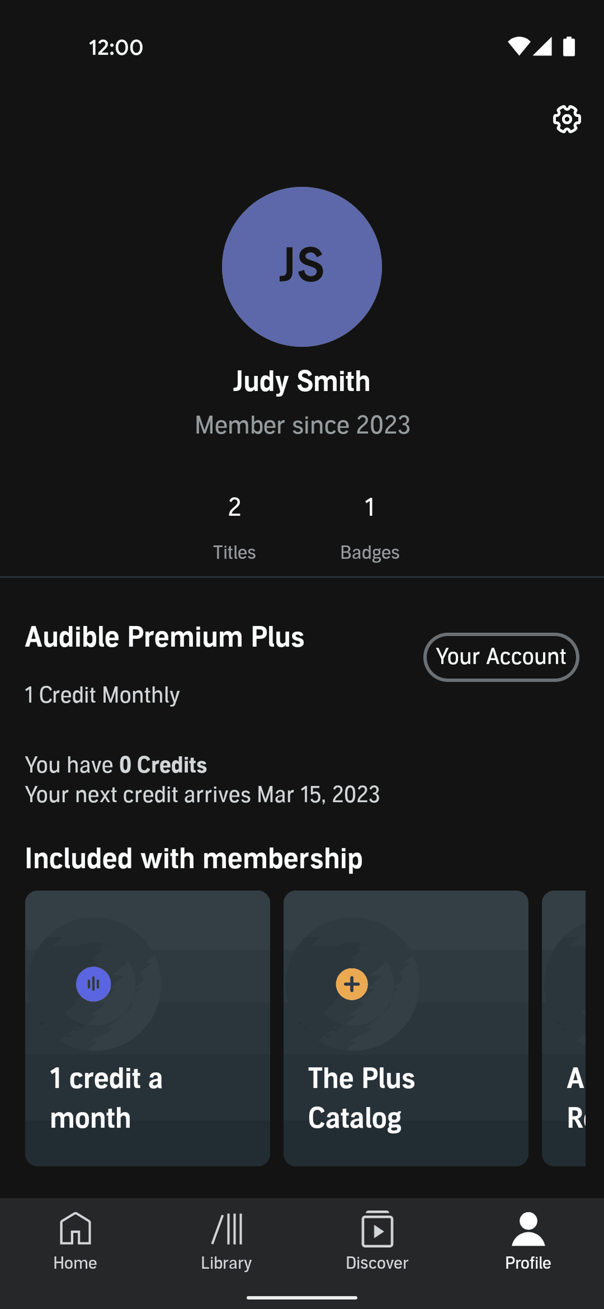 Audible Android Entertainment interface screenshot 4