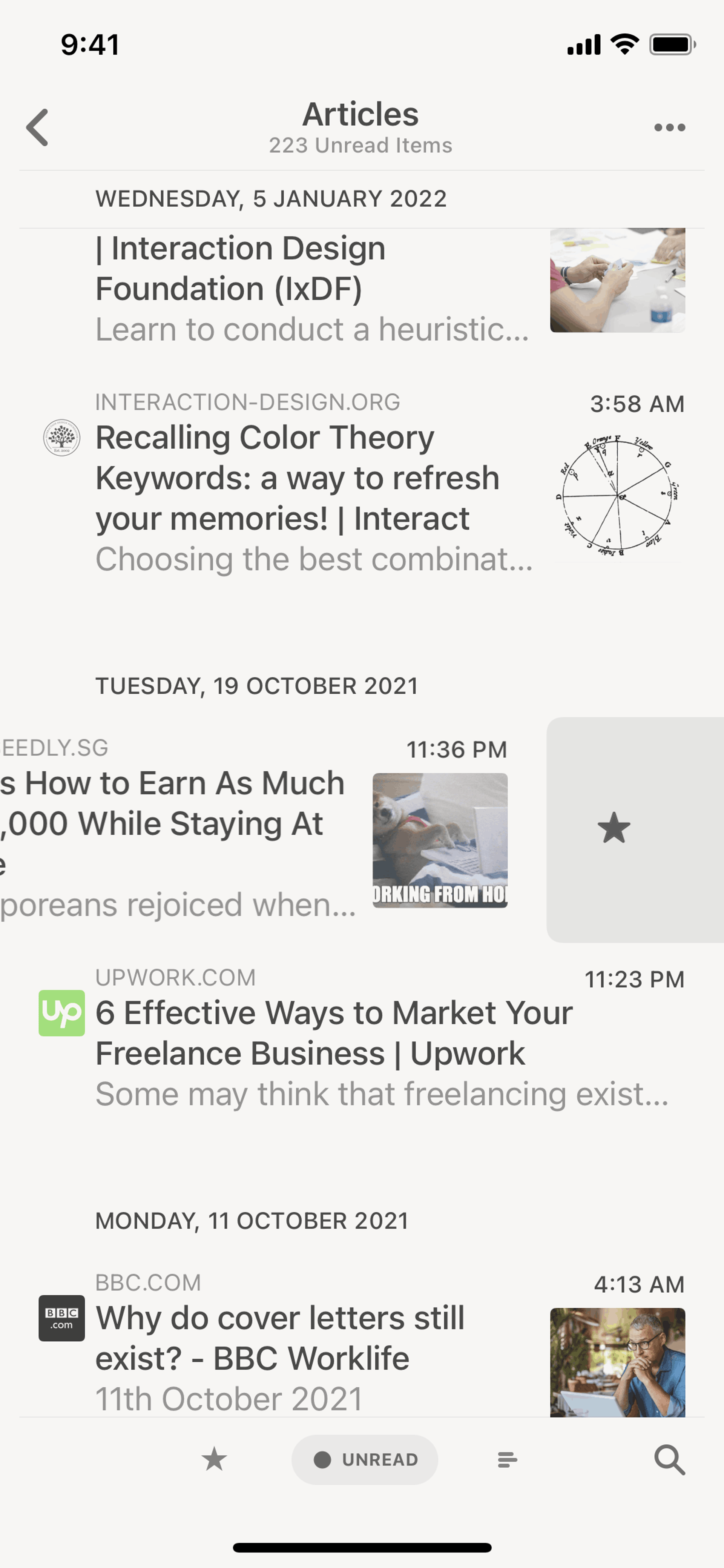 Reeder 5 iOS News interface screenshot 6