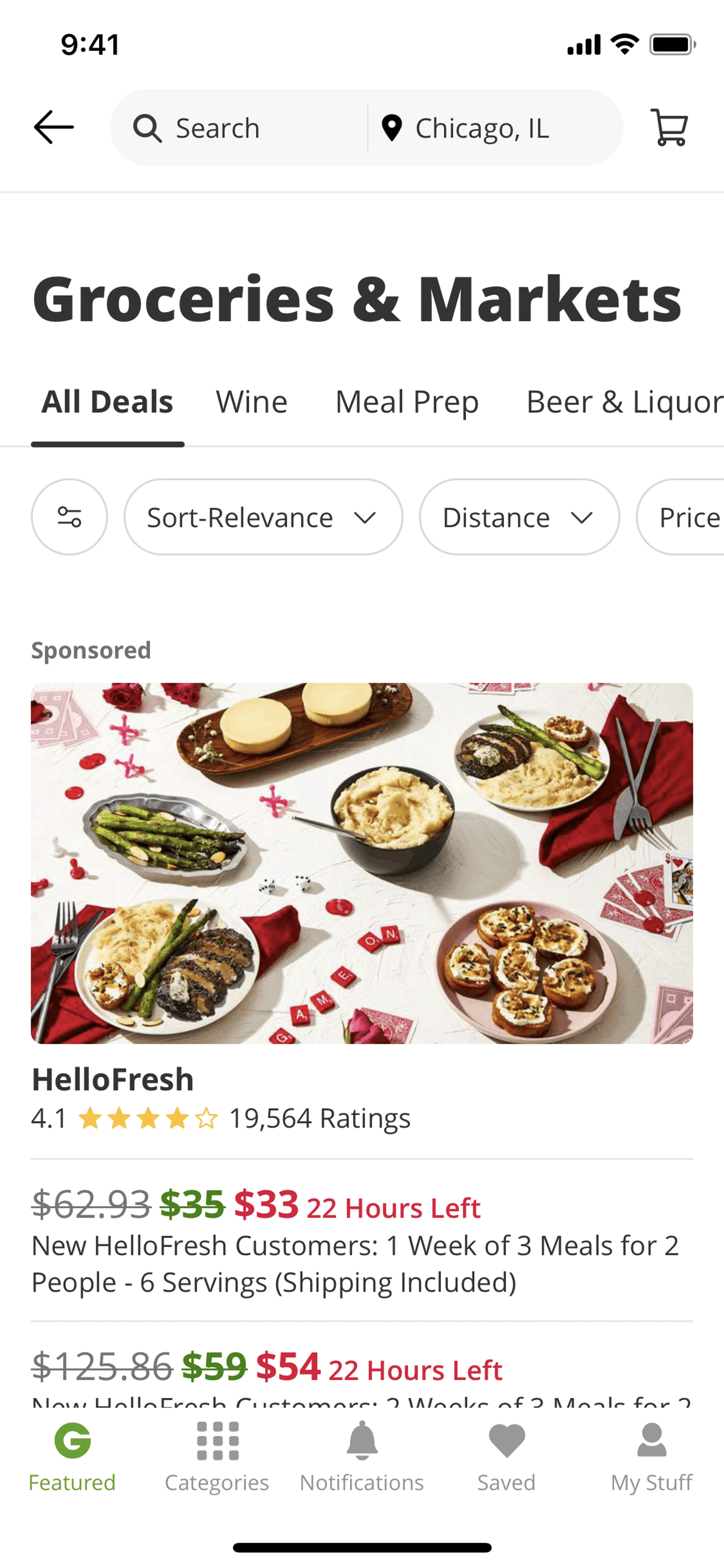 Groupon iOS Shopping interface screenshot 14
