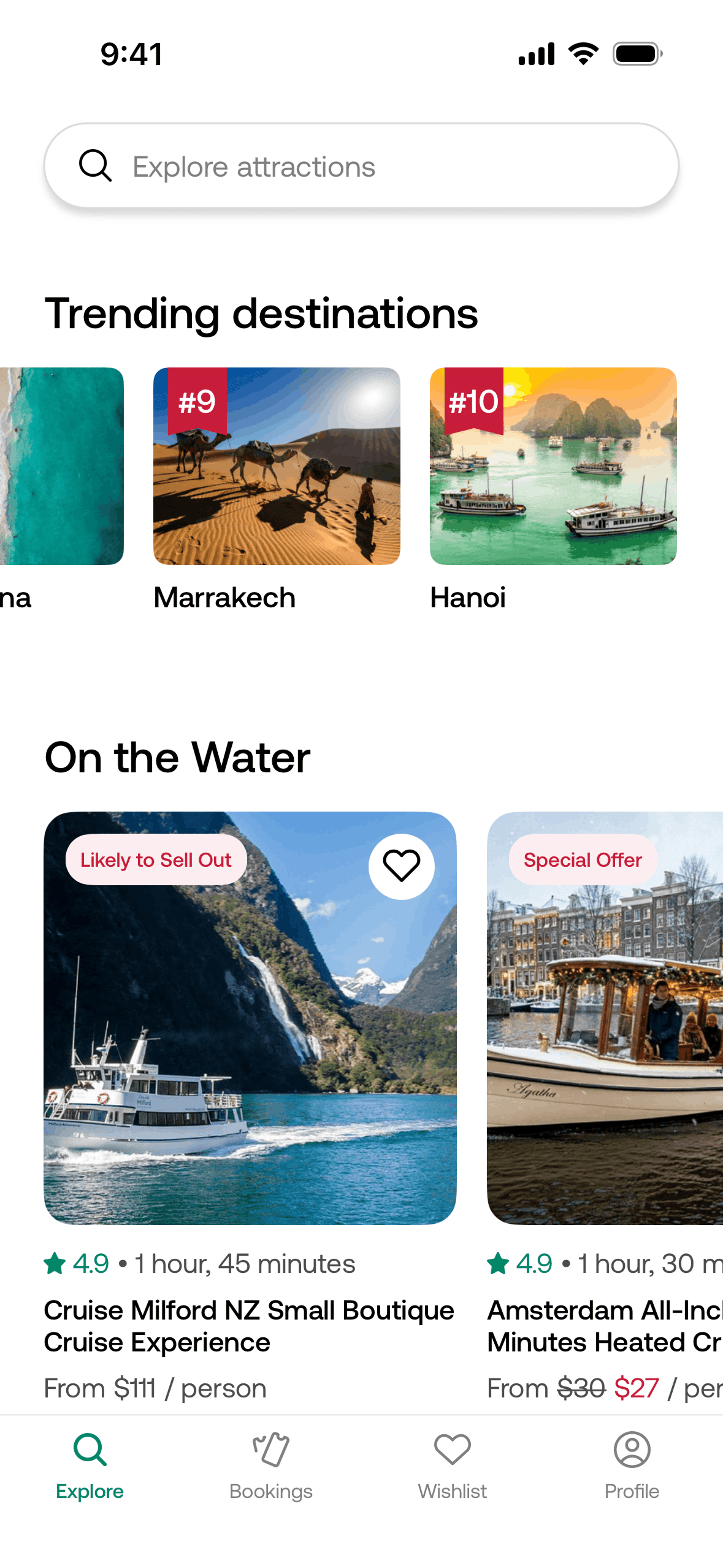 Viator iOS Travel & Transportation interface screenshot 13