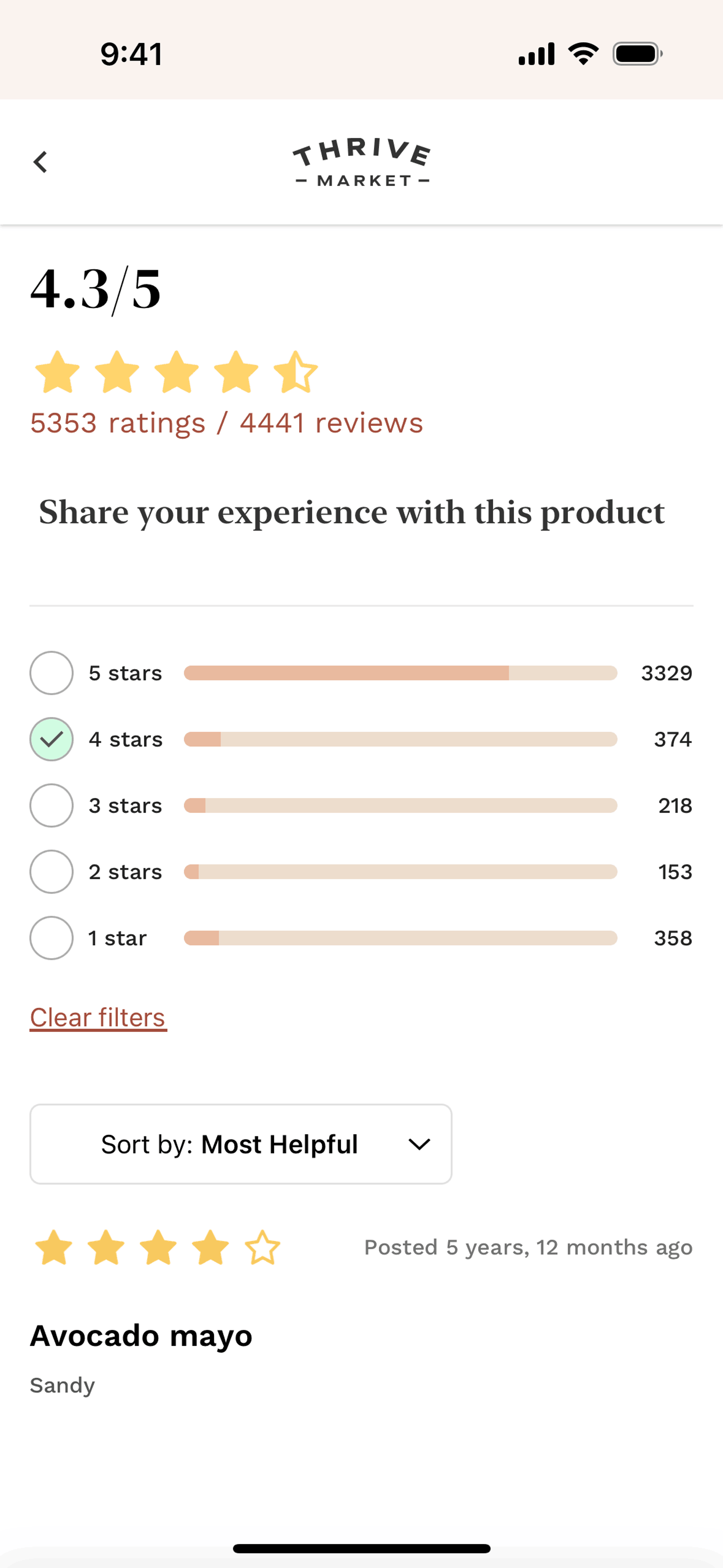 Thrive Market iOS Shopping interface screenshot 22