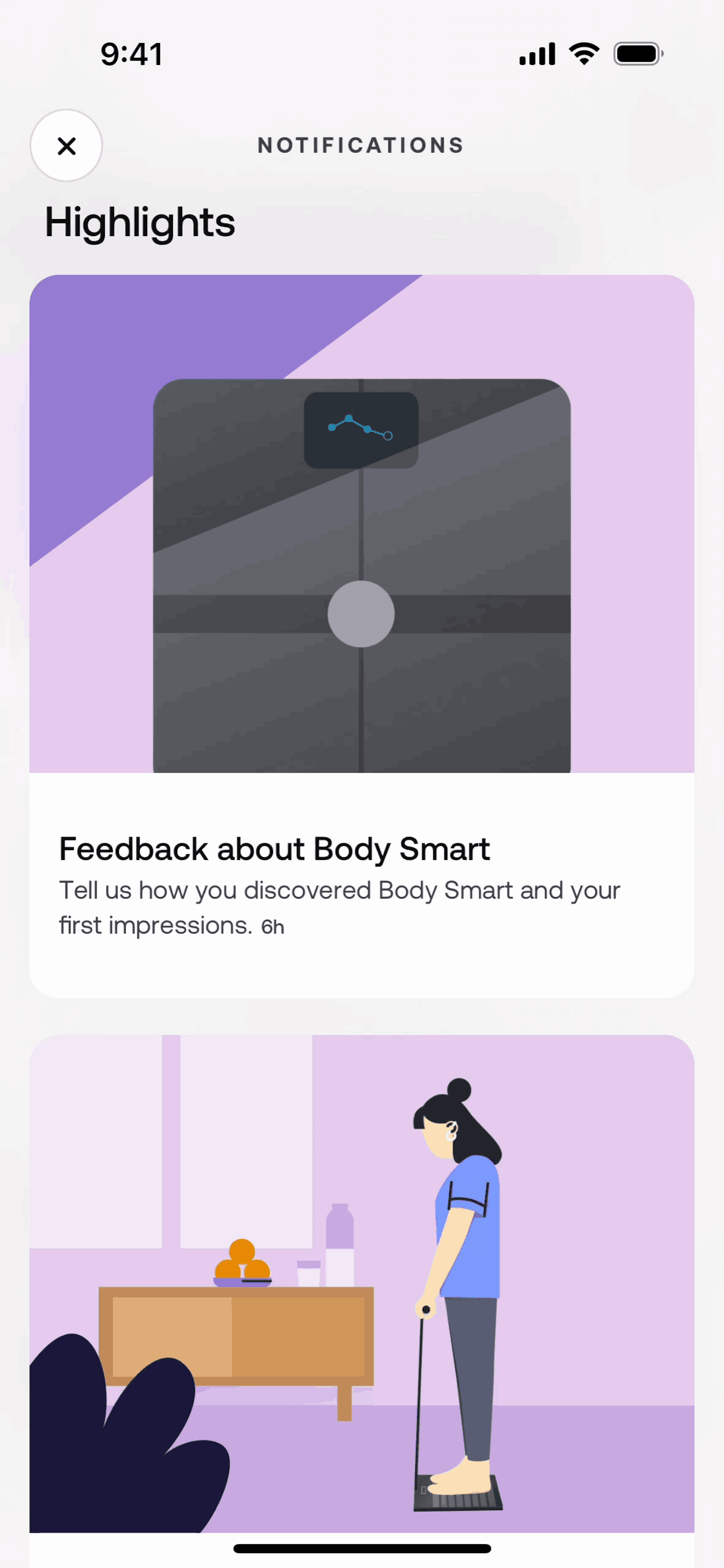 Withings Health Mate iOS Health & Fitness interface screenshot 13