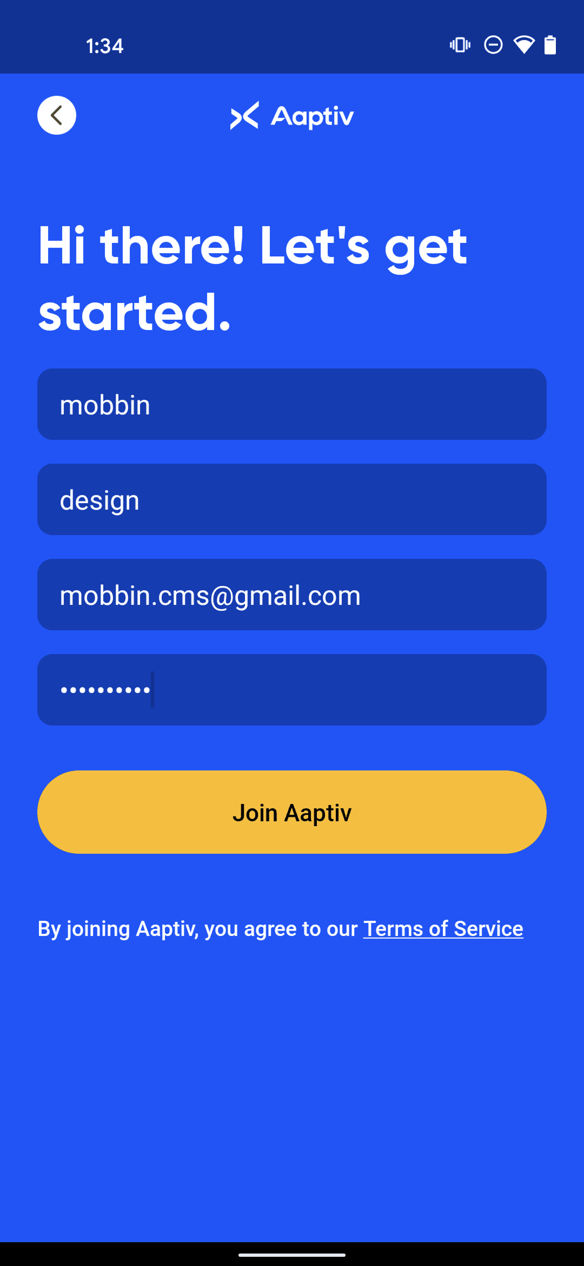 Aaptiv Android Health & Fitness interface screenshot 8