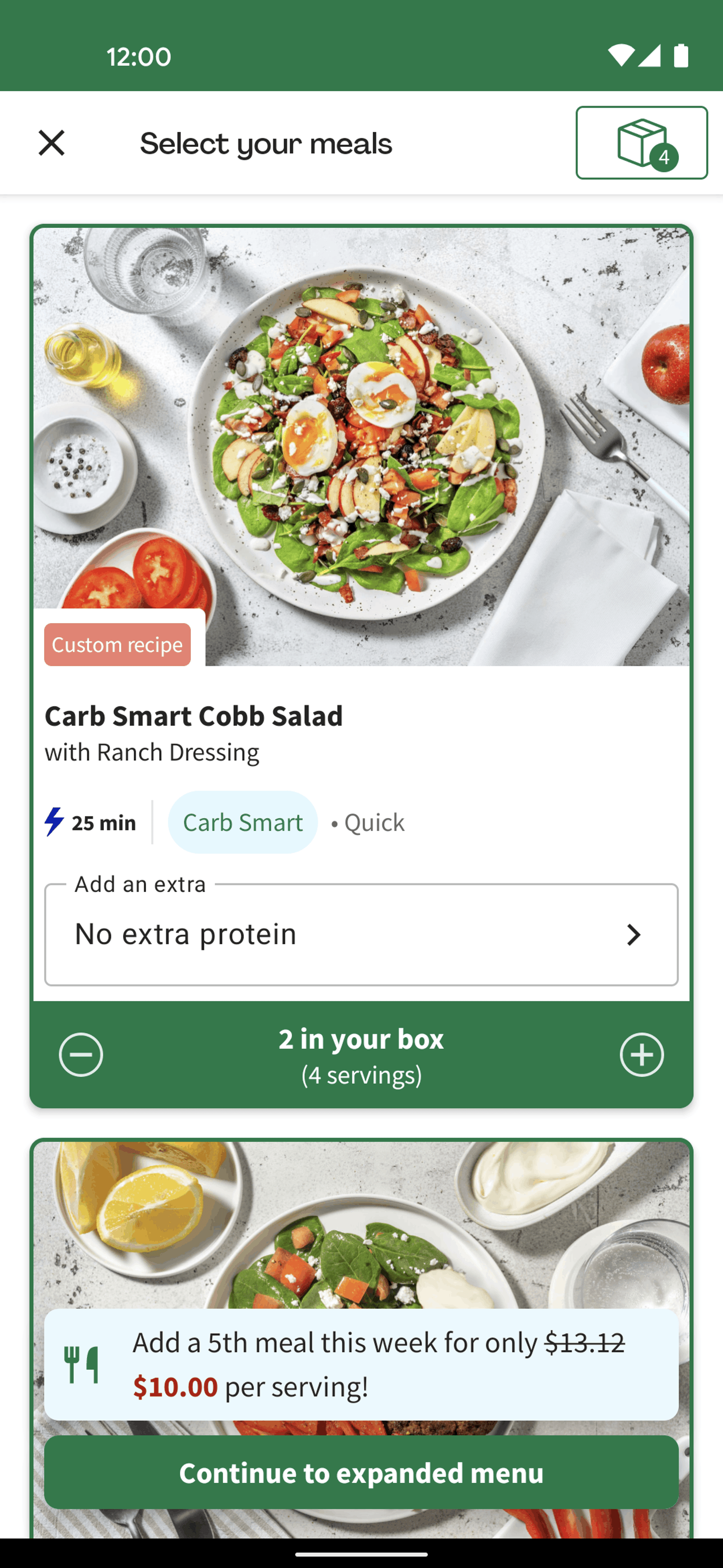HelloFresh Android Food & Drink interface screenshot 24