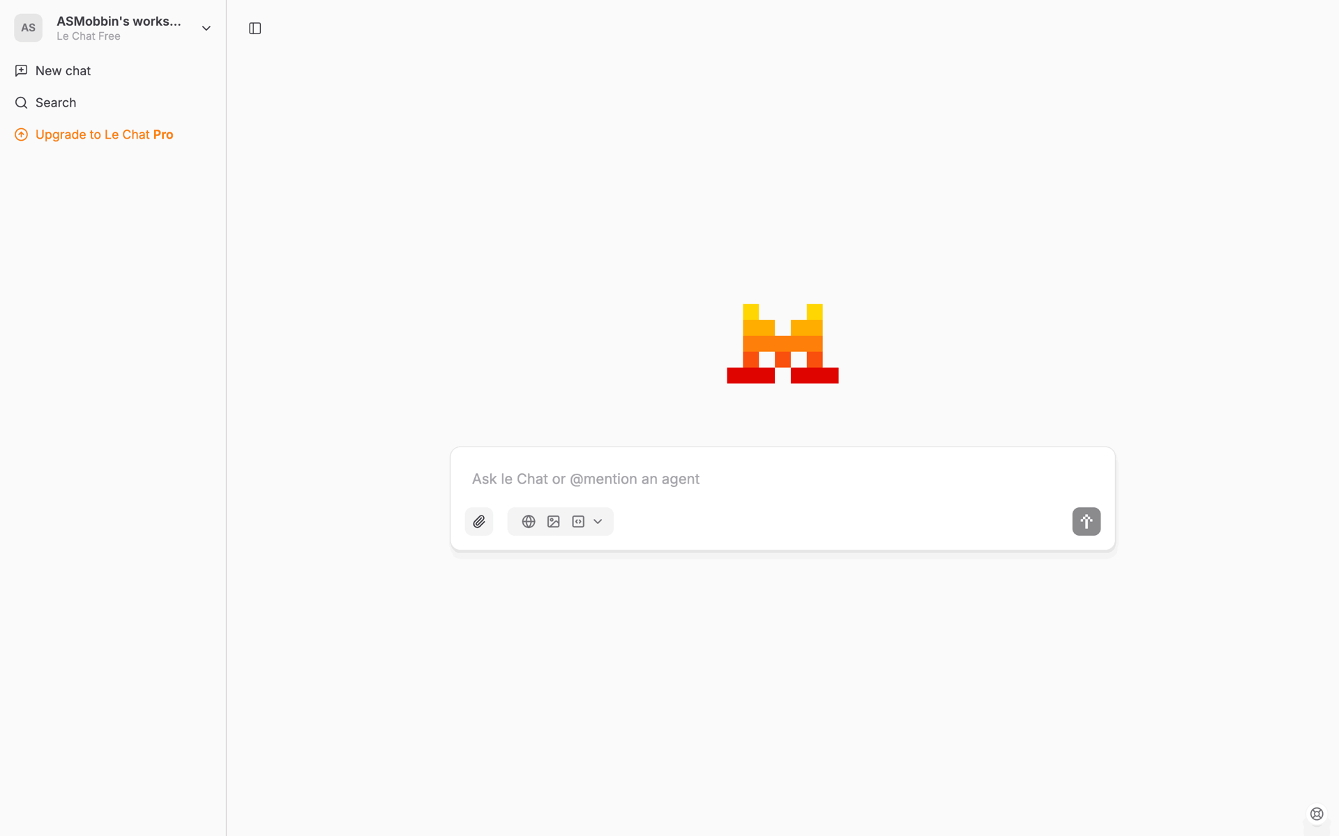 Mistral AI Web AI interface screenshot 12