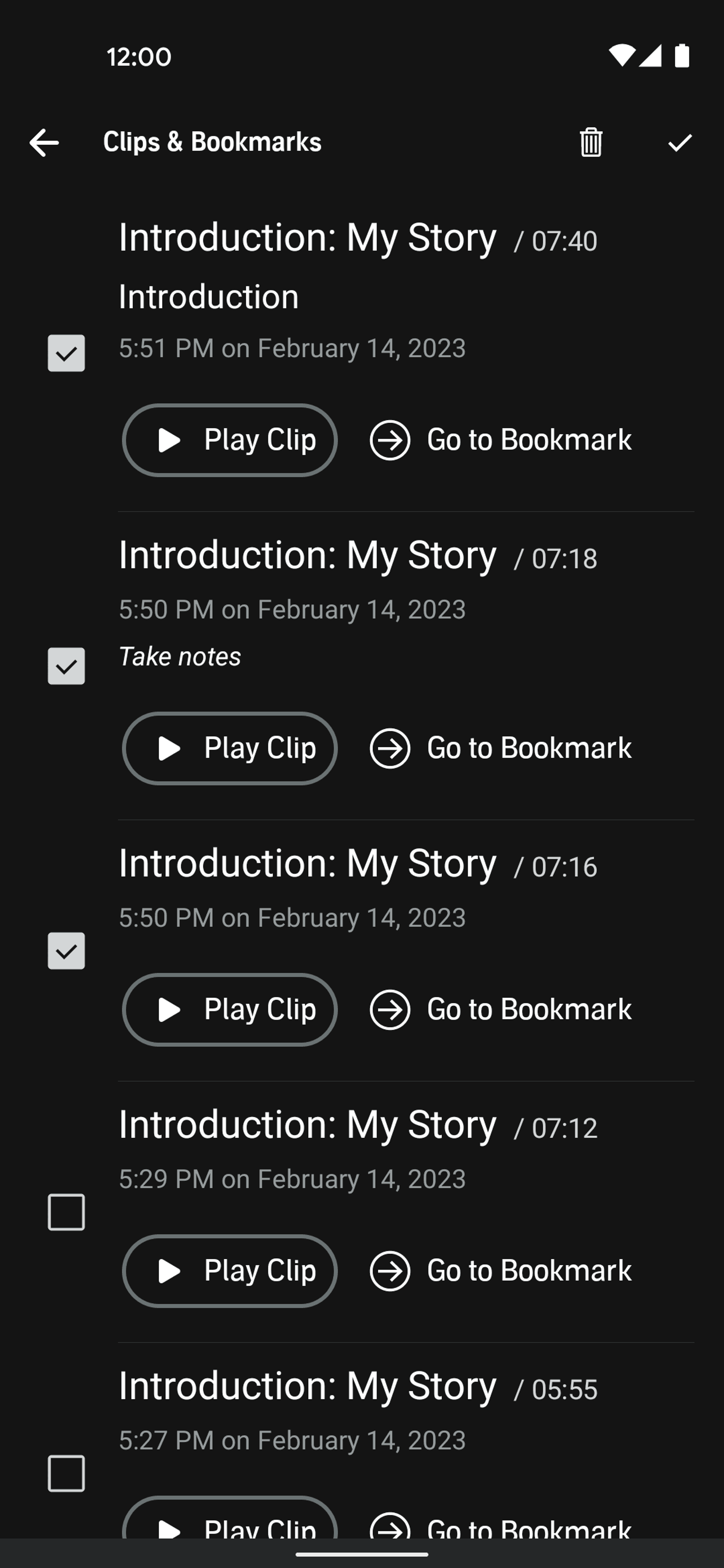 Audible Android Entertainment interface screenshot 7