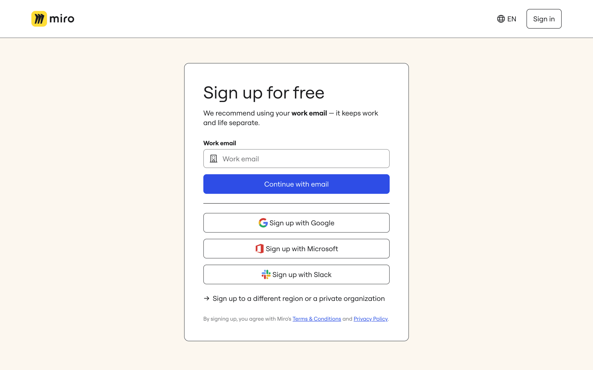 Miro Web Collaboration interface screenshot 5