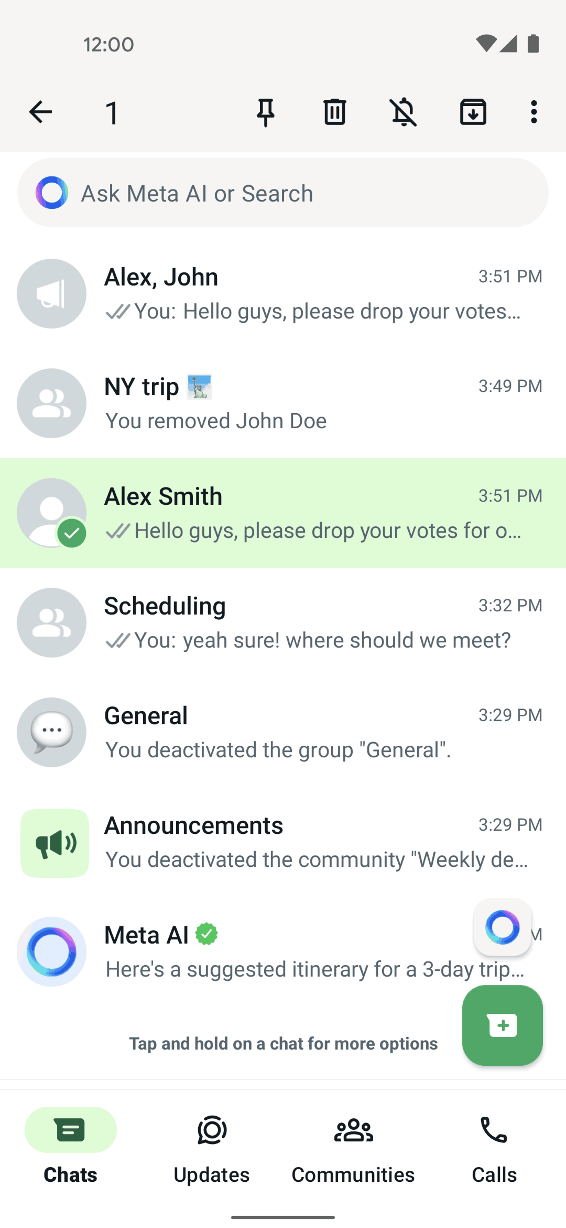 WhatsApp Android Social Networking interface screenshot 23