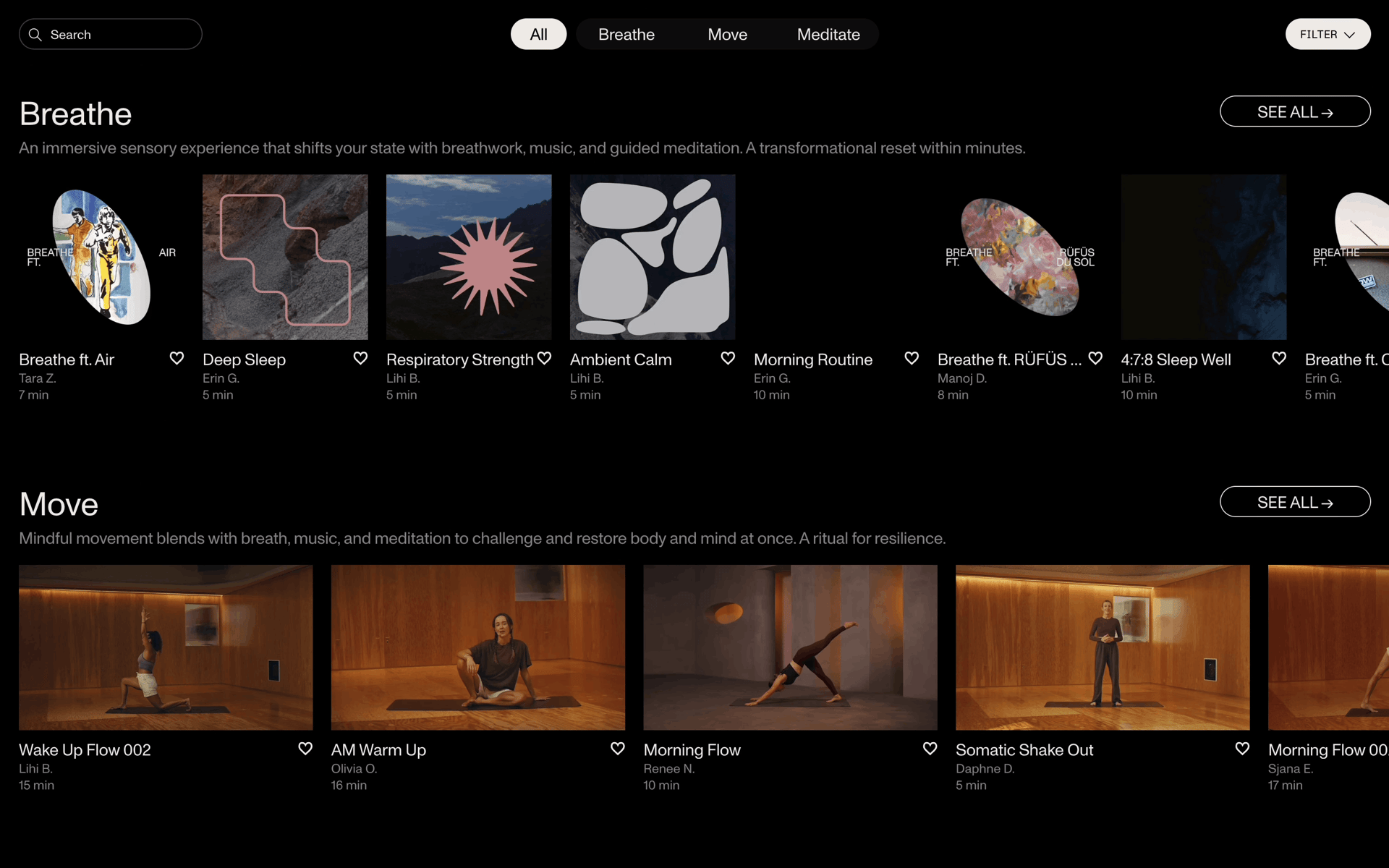 Open Web Health & Fitness interface screenshot 8