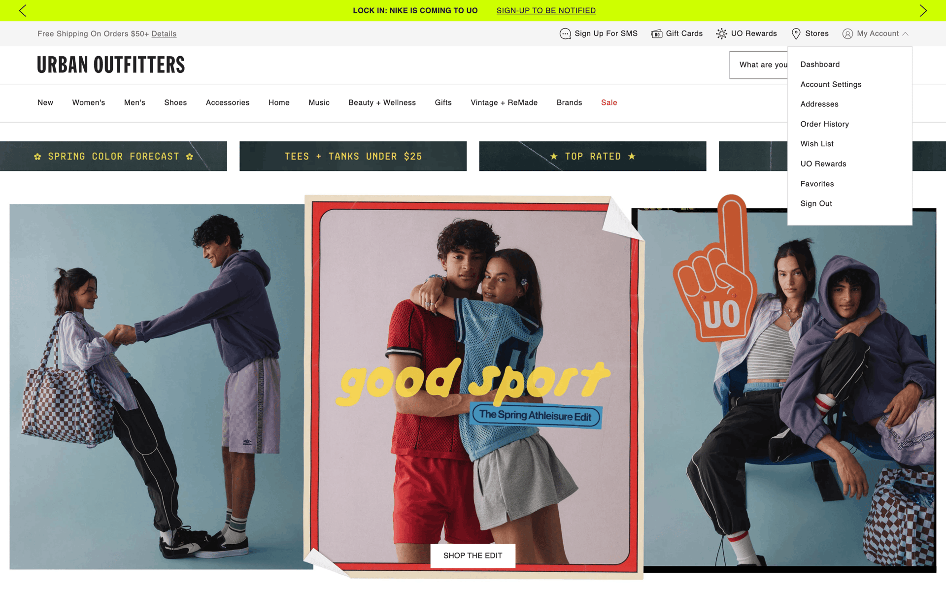 Urban Outfitters Web Shopping interface screenshot 11
