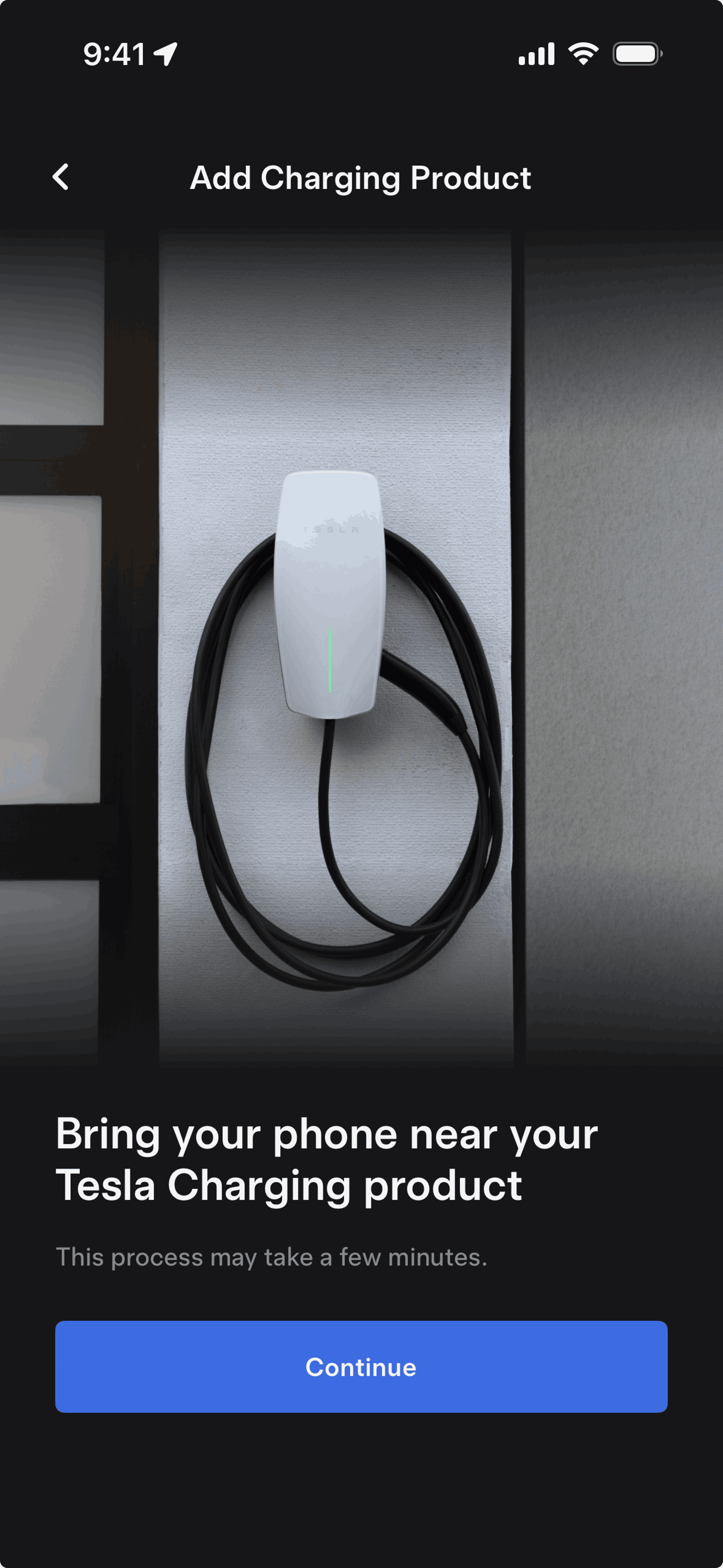 Tesla iOS Travel & Transportation interface screenshot 3