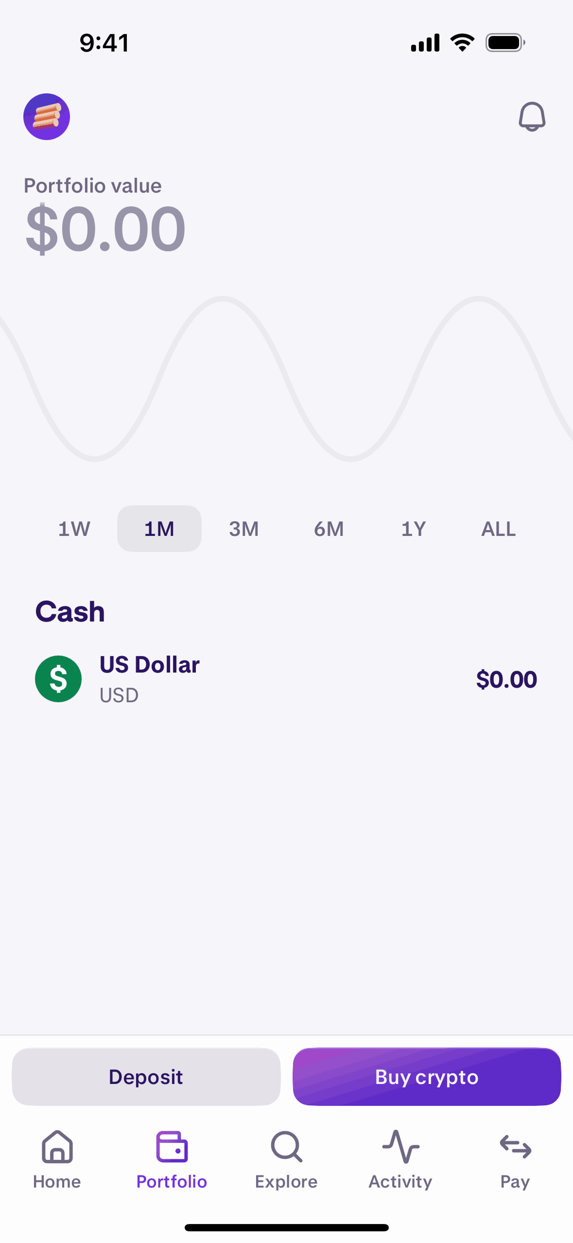 Kraken iOS Finance interface screenshot 9