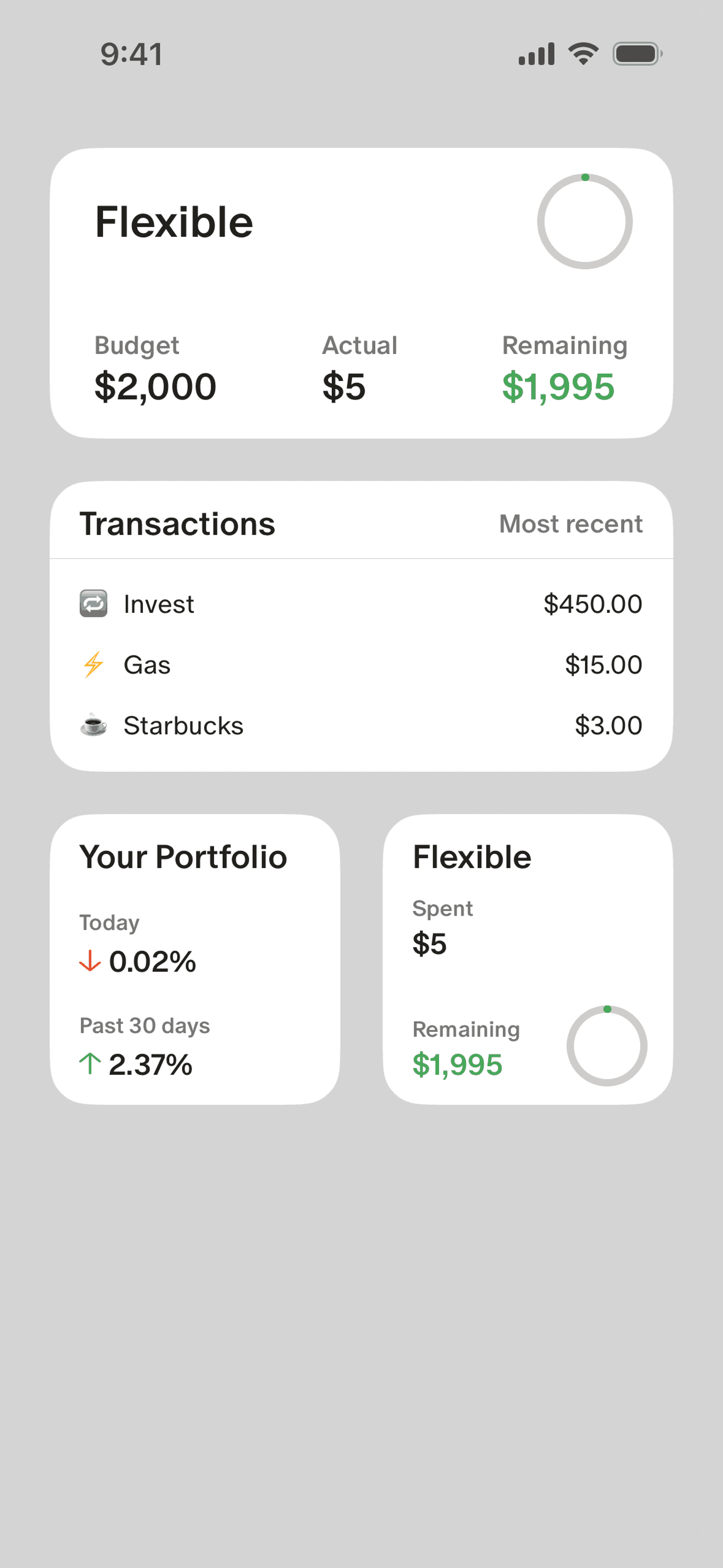 Monarch iOS Finance interface screenshot 2