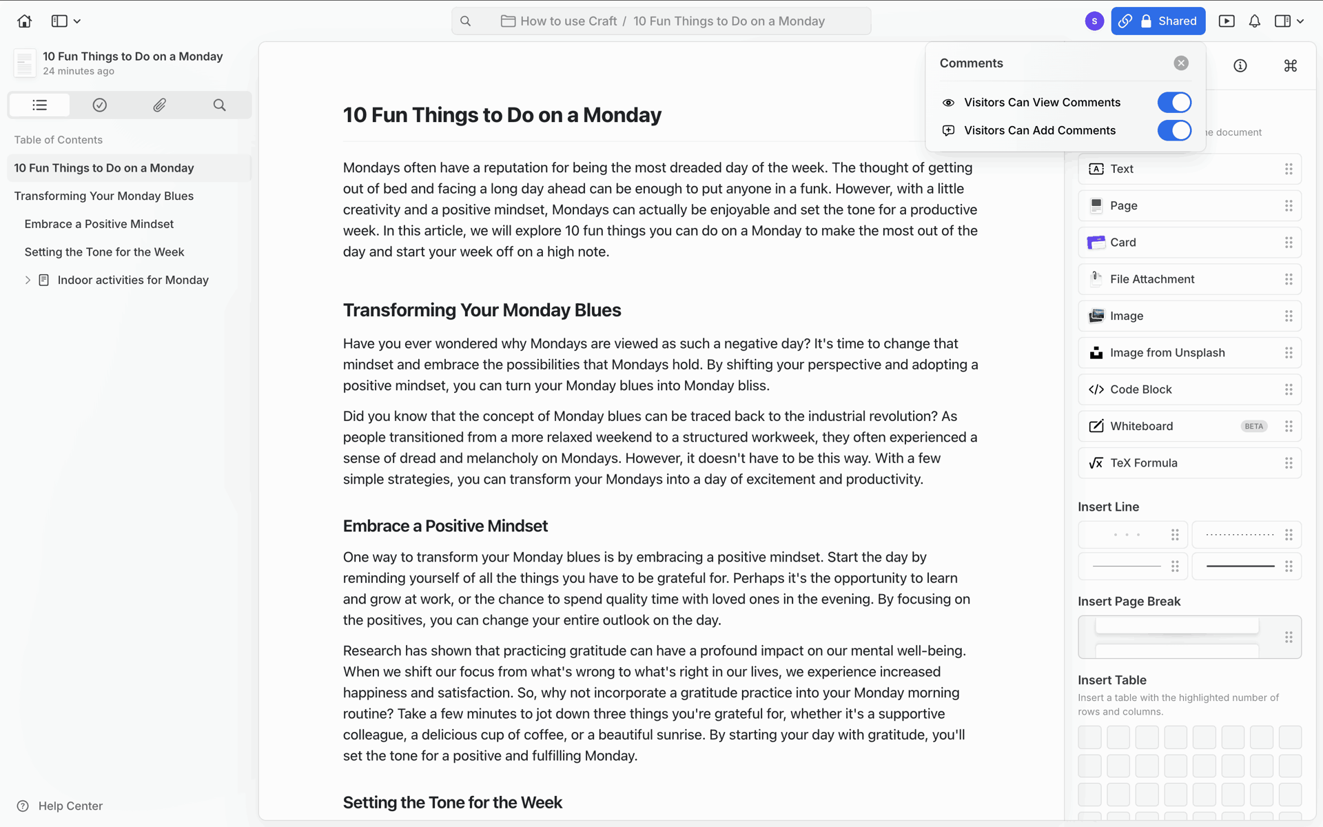 Craft Web AI interface screenshot 14