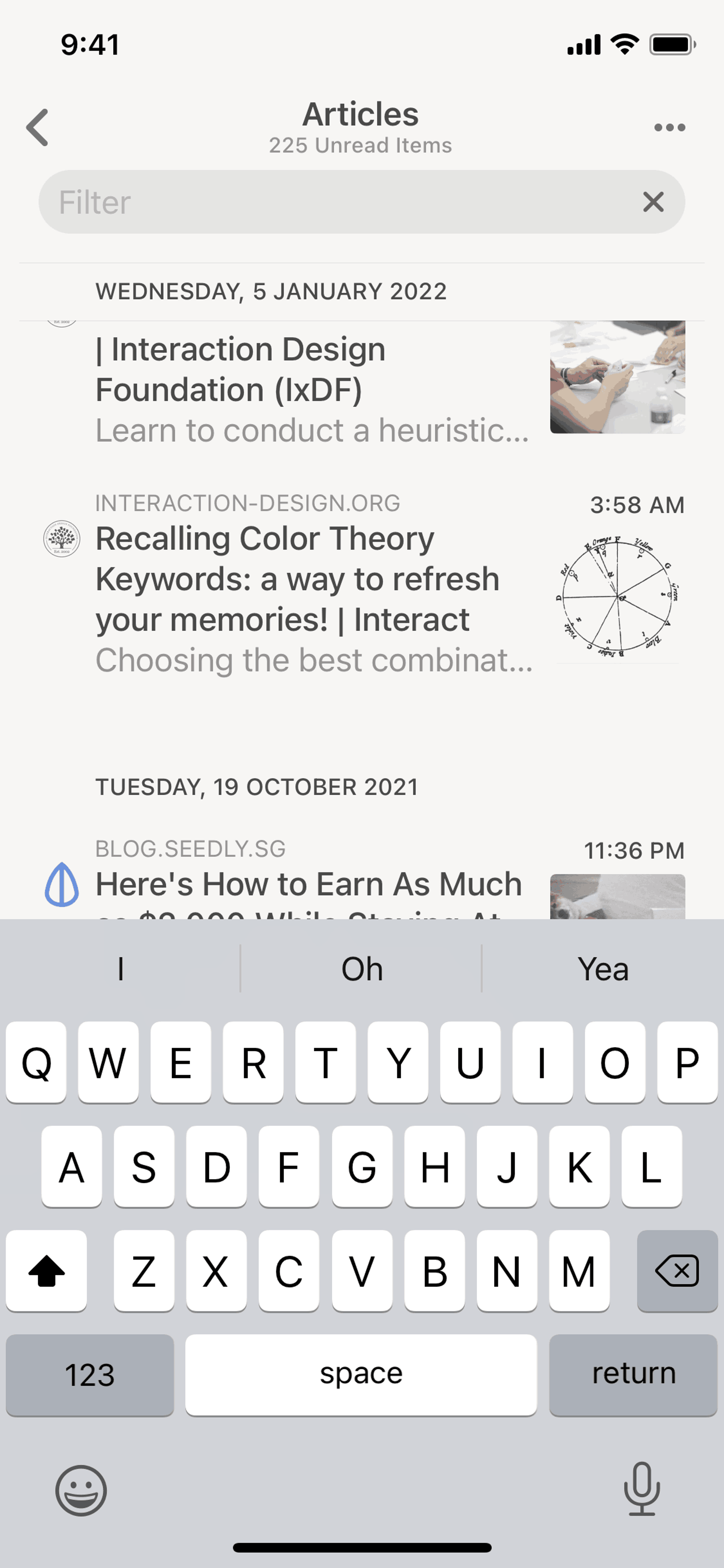 Reeder 5 iOS News interface screenshot 5