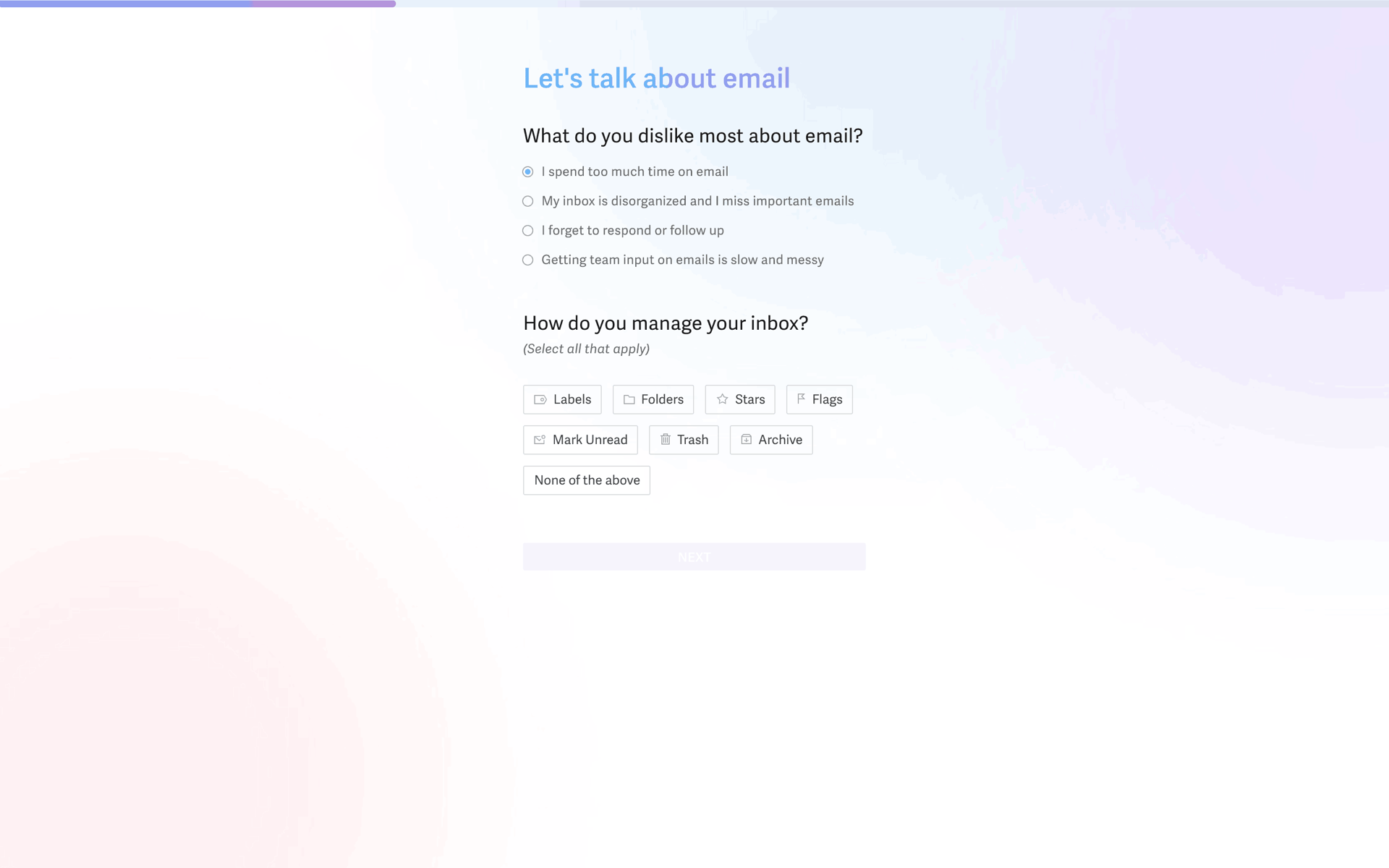 Superhuman Web AI interface screenshot 10