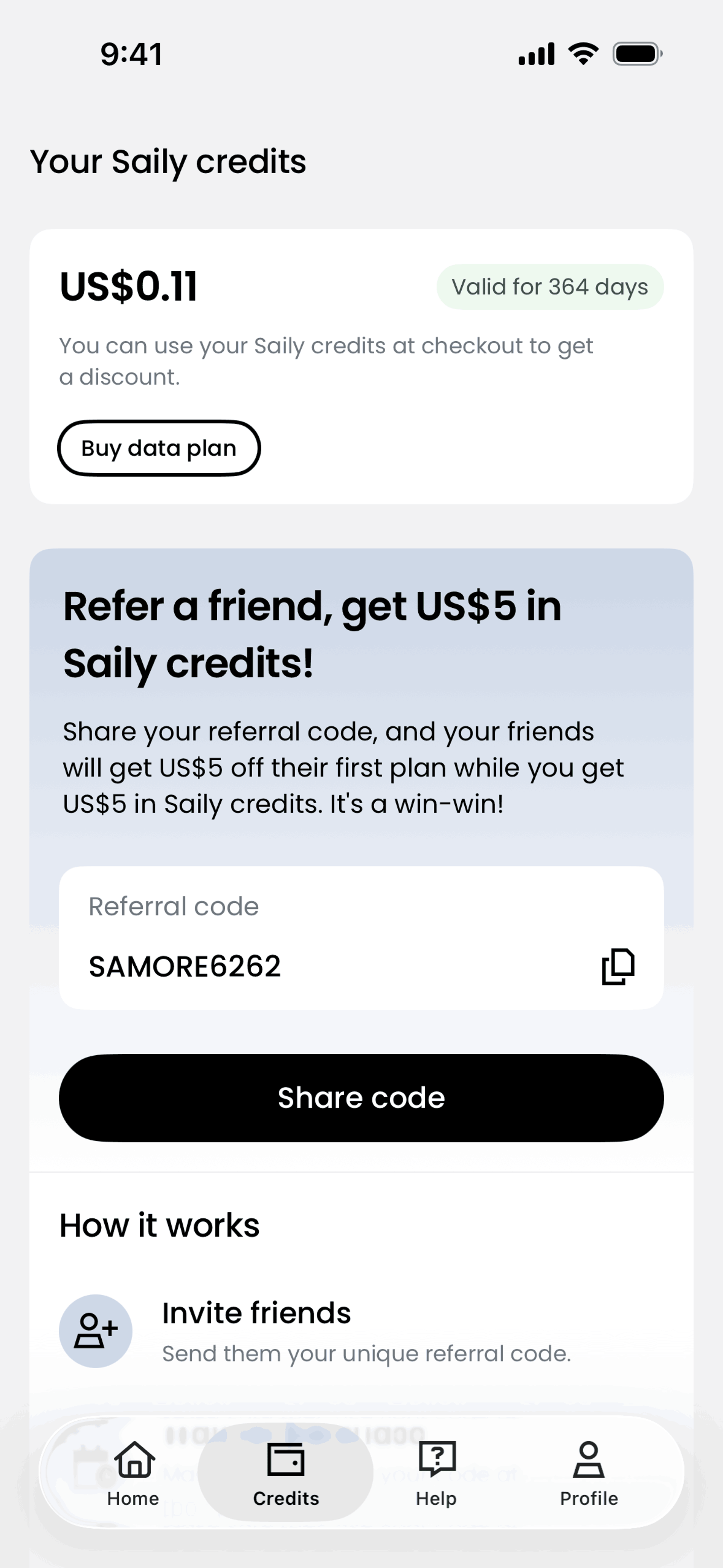 Saily iOS Travel & Transportation interface screenshot 13