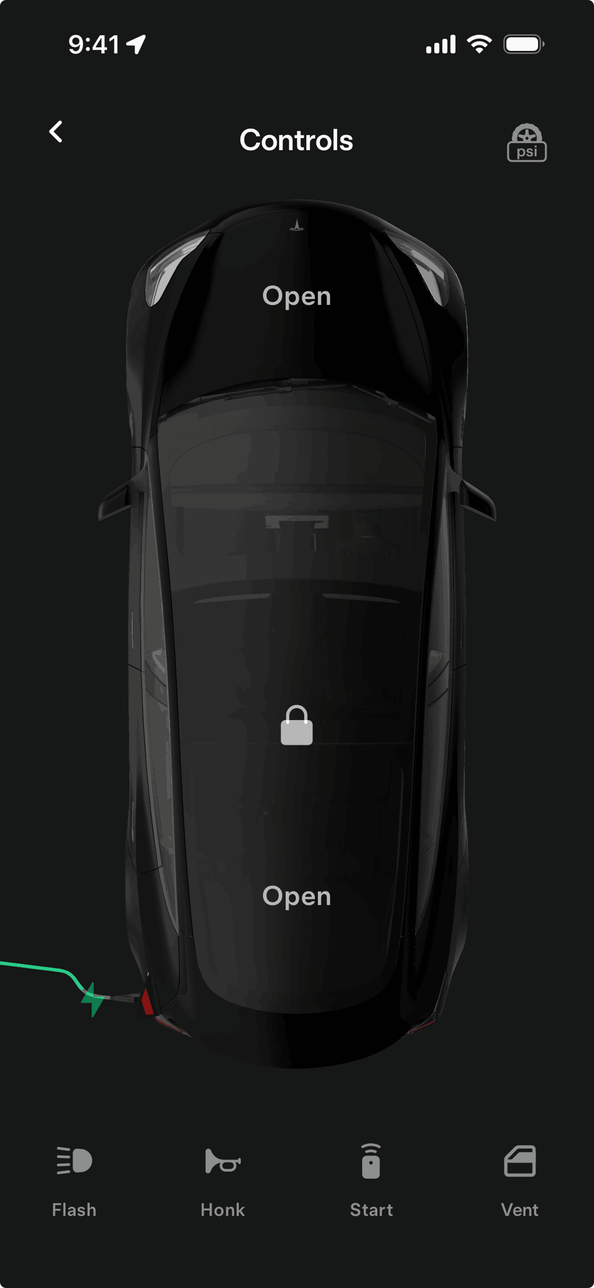 Tesla iOS Travel & Transportation interface screenshot 24