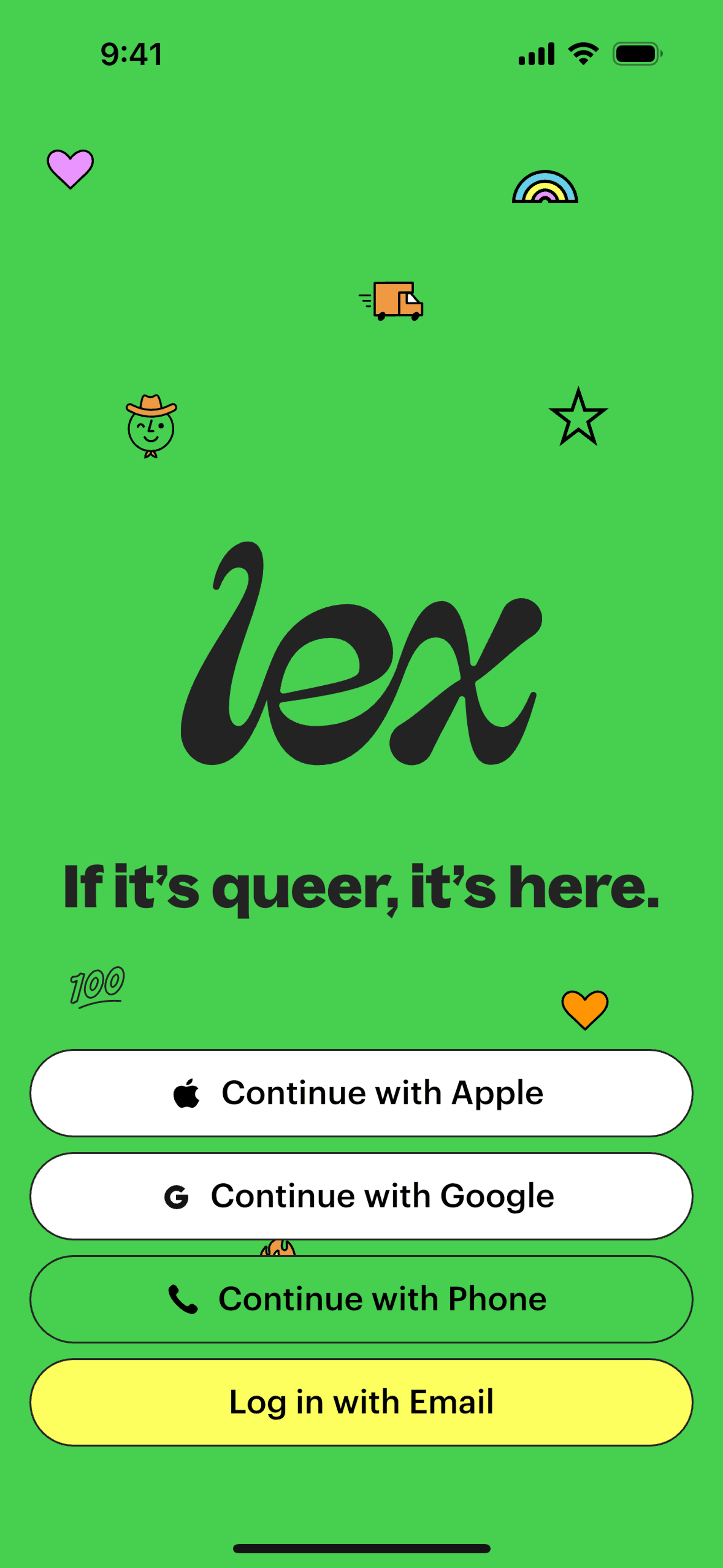 Lex iOS Social Networking interface screenshot 20