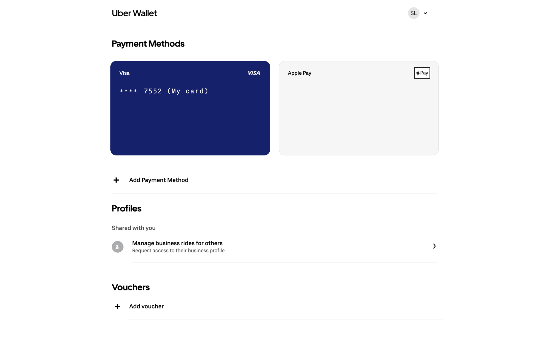 Uber Web Travel & Transportation interface screenshot 8