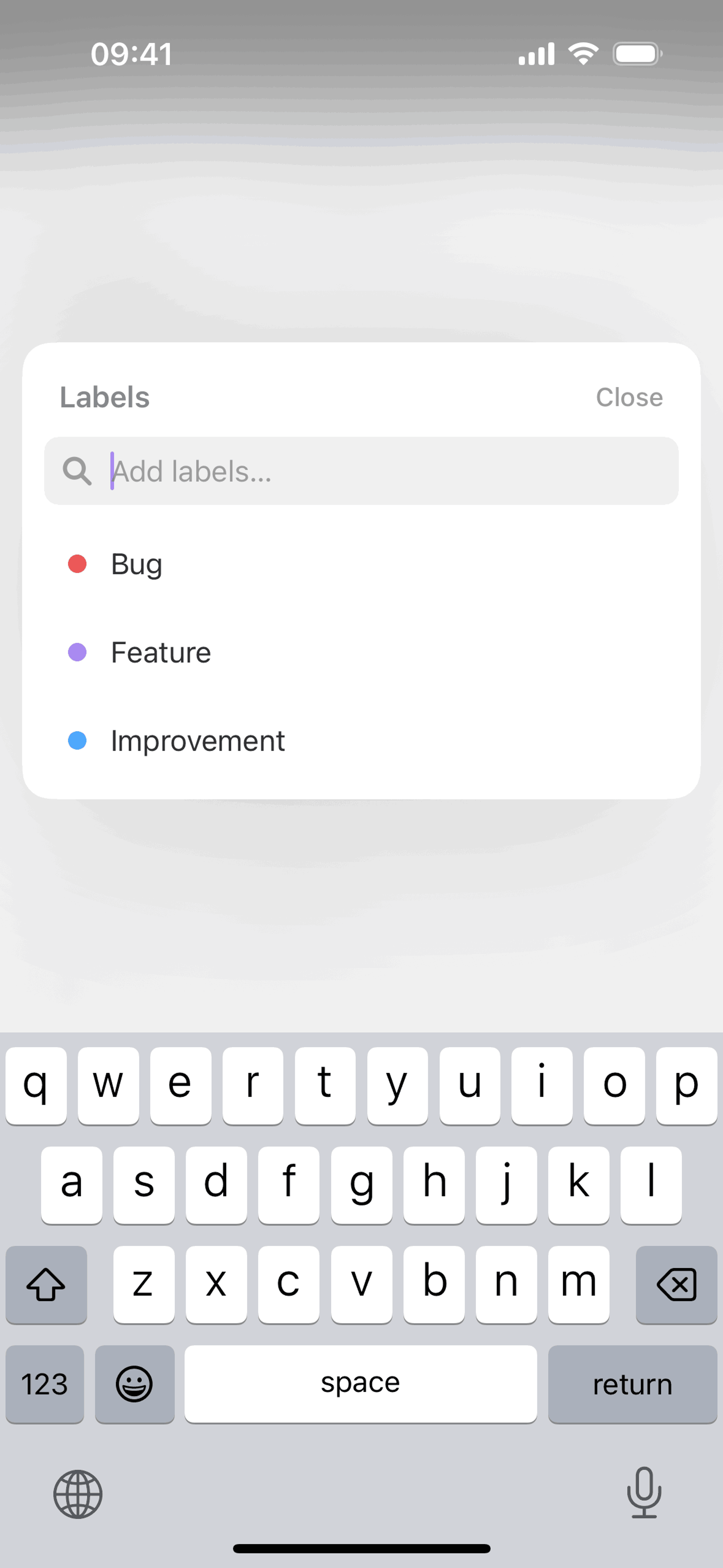 Linear iOS Developer Tools interface screenshot 9