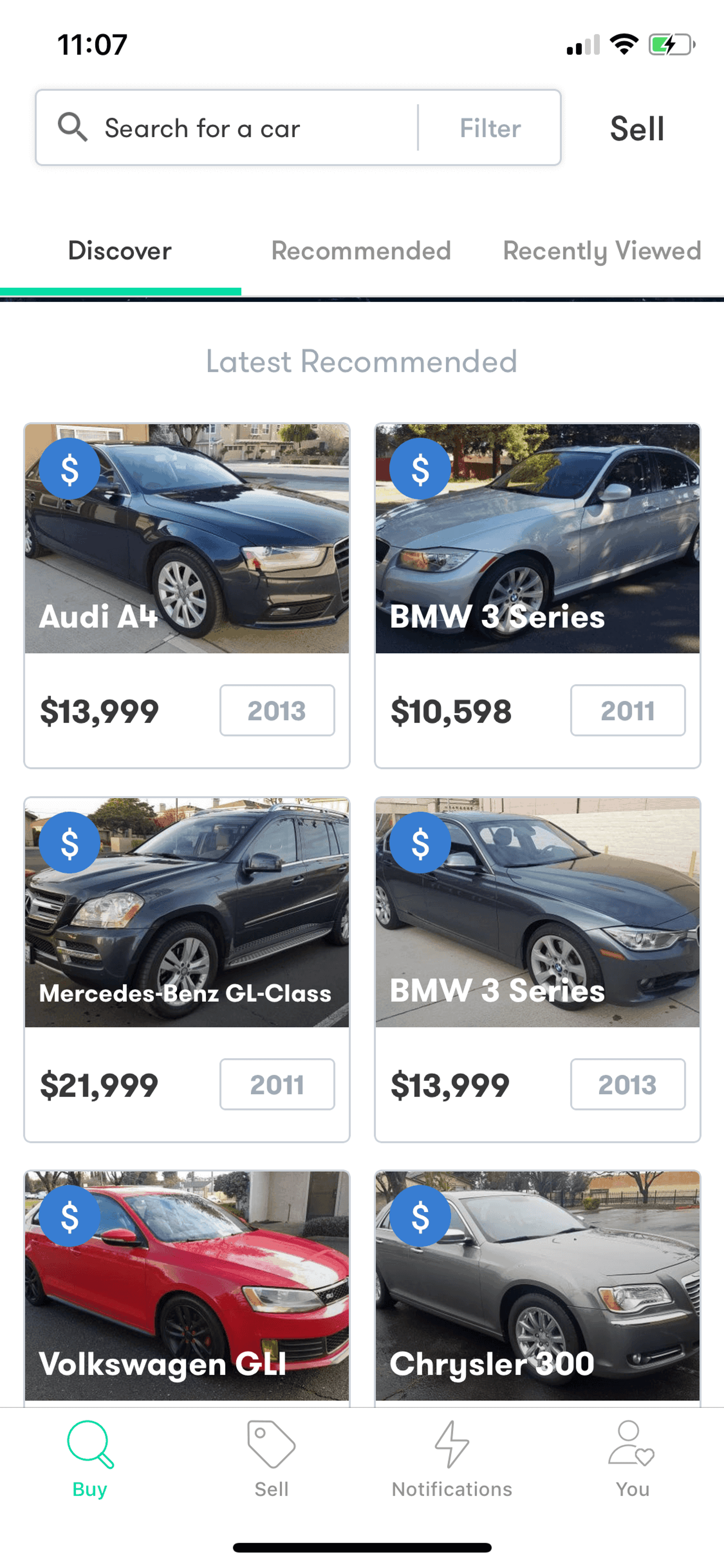 Instamotor iOS Shopping interface screenshot 11