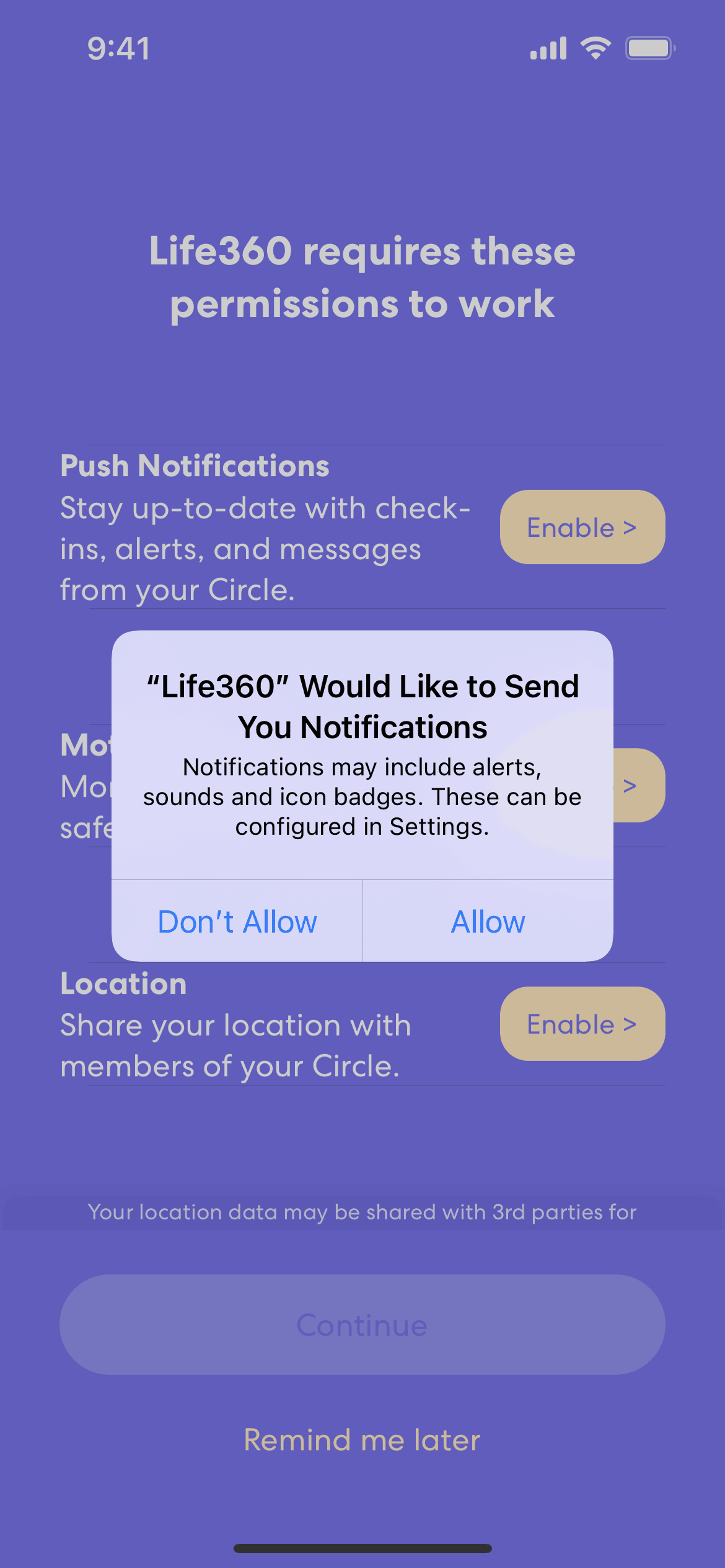 Life360 iOS Social Networking interface screenshot 22