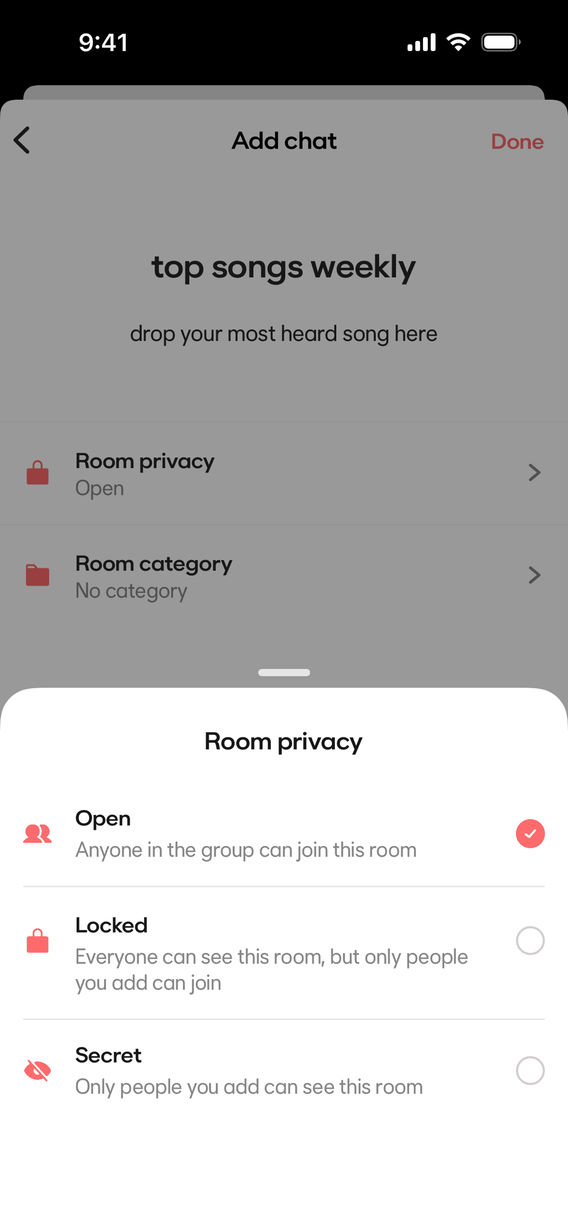 BFF iOS Social Networking interface screenshot 4