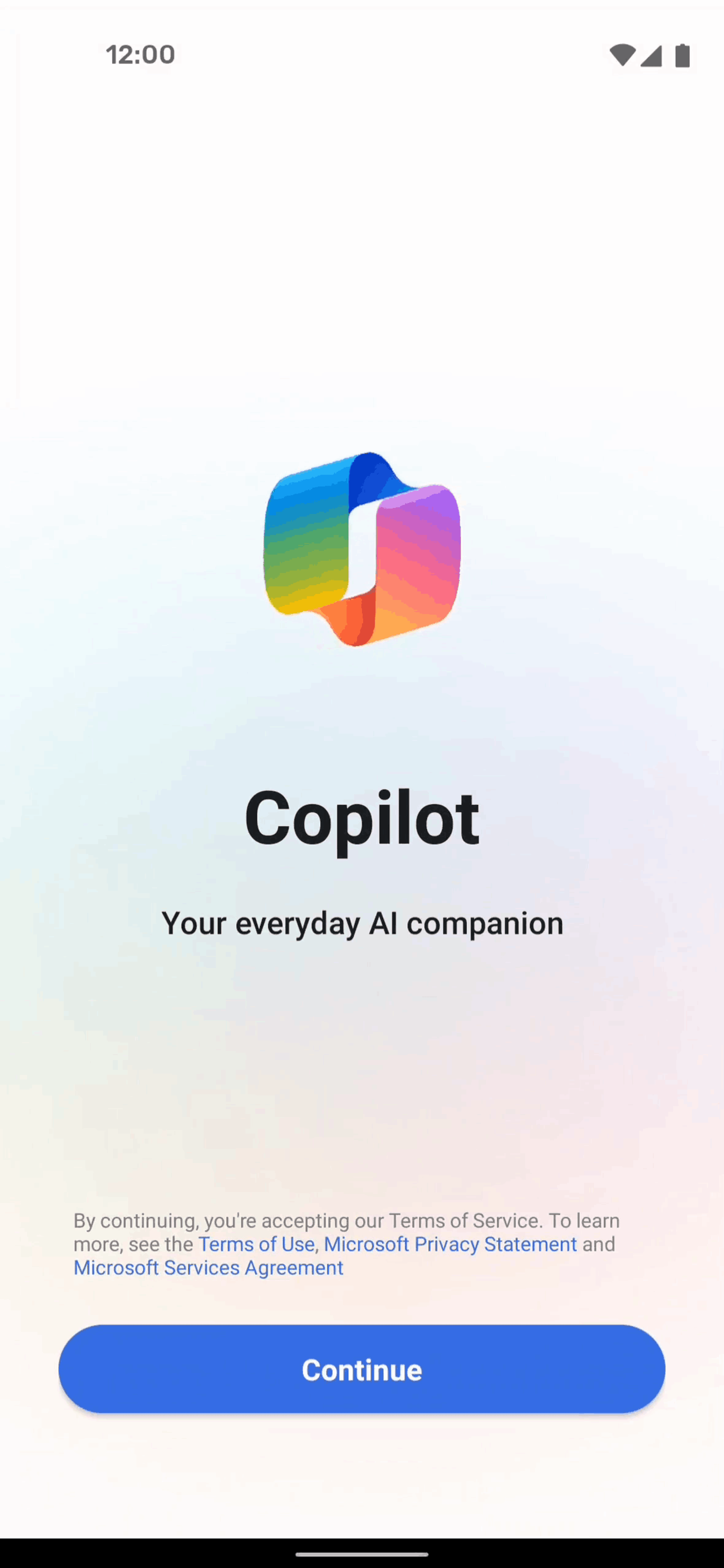 Microsoft Copilot Android AI interface screenshot 3