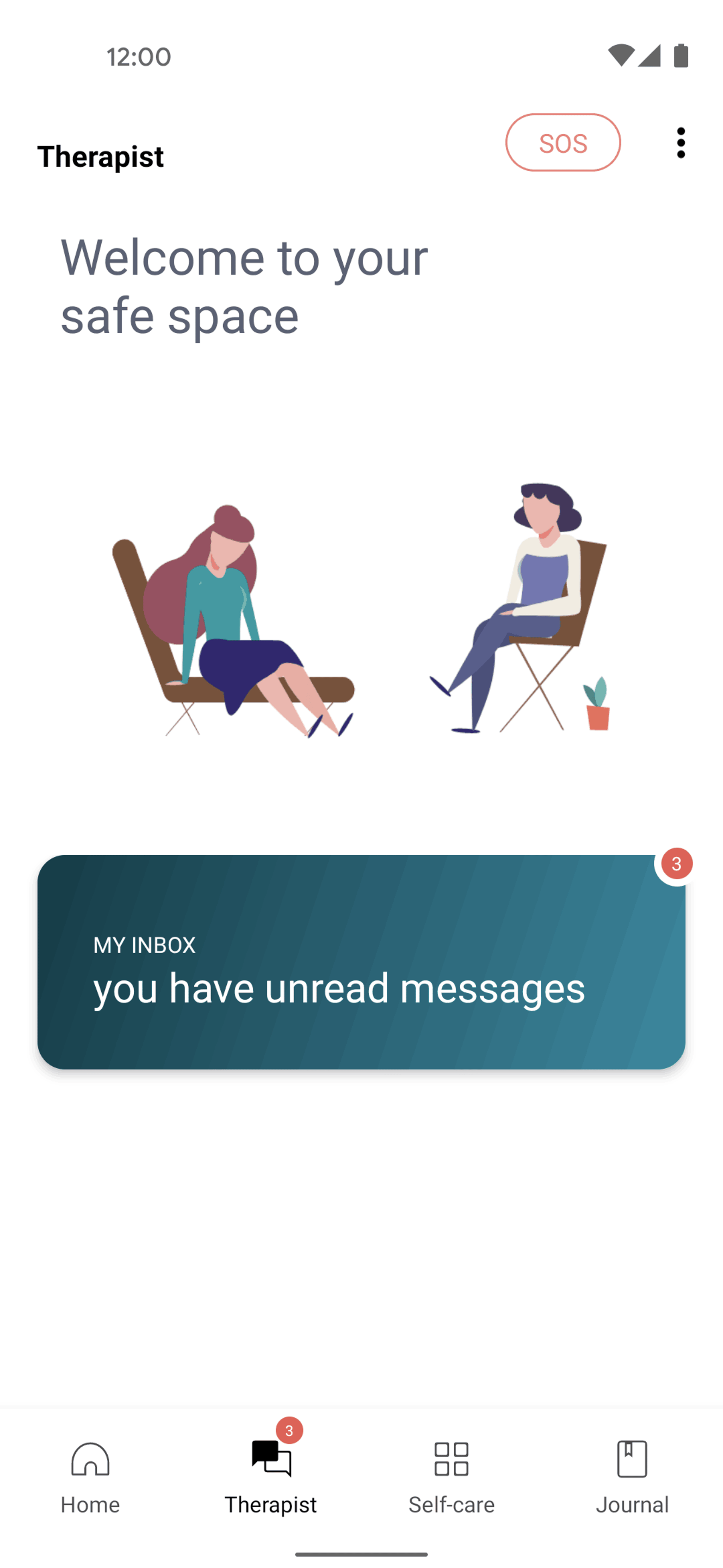 Wysa Android AI interface screenshot 20