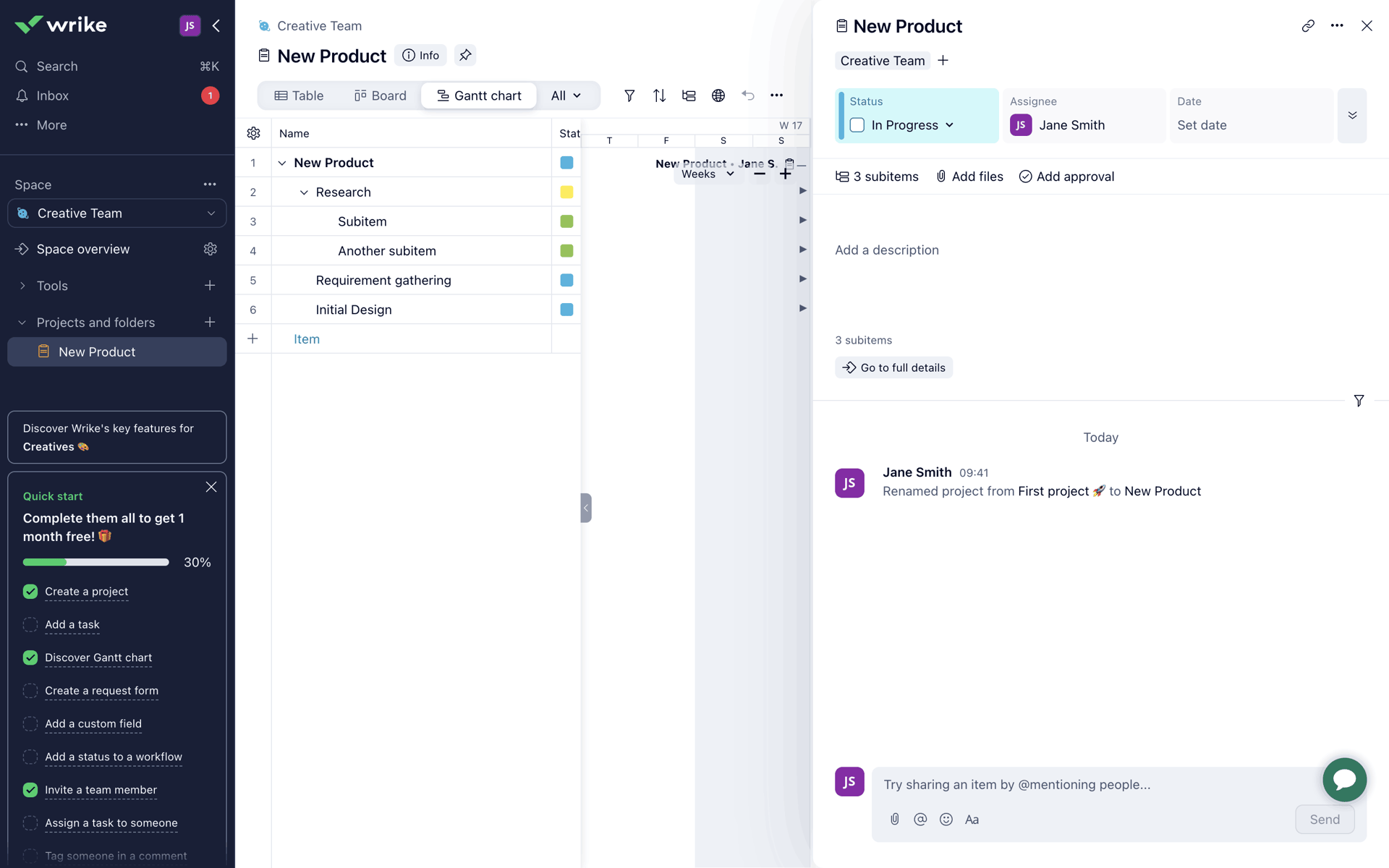 Wrike Web Productivity interface screenshot 13