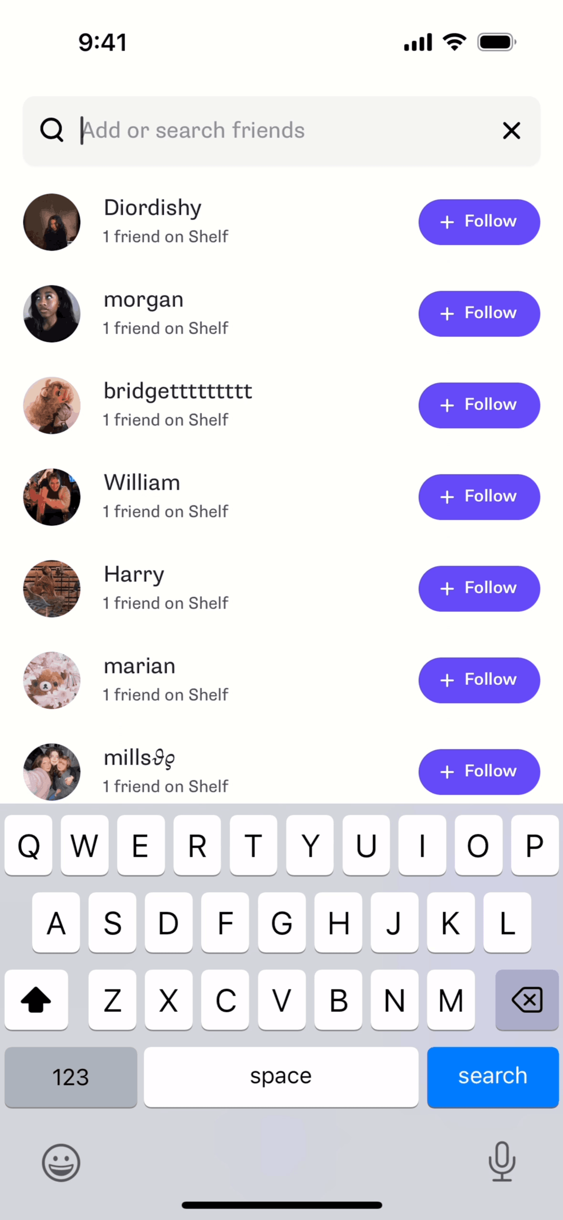Shelf iOS Utilities interface screenshot 12