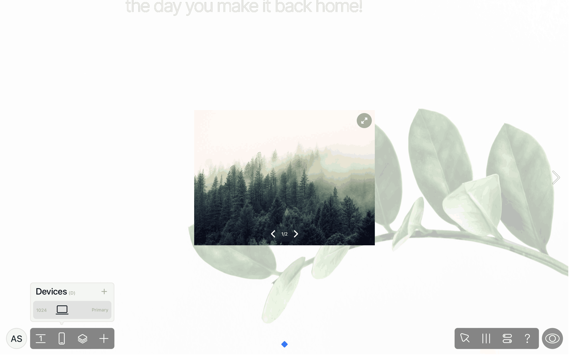 Readymag Web Business interface screenshot 24