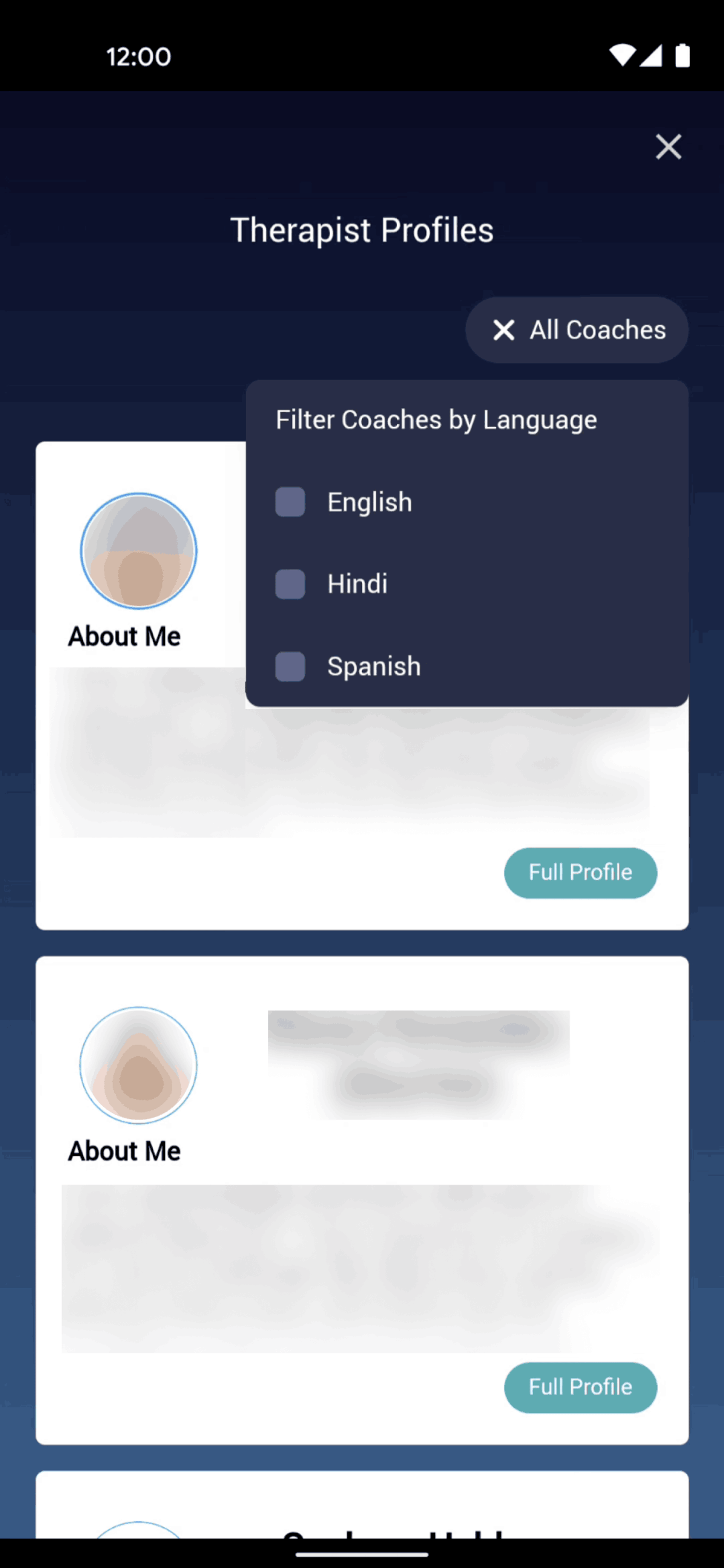 Wysa Android AI interface screenshot 23