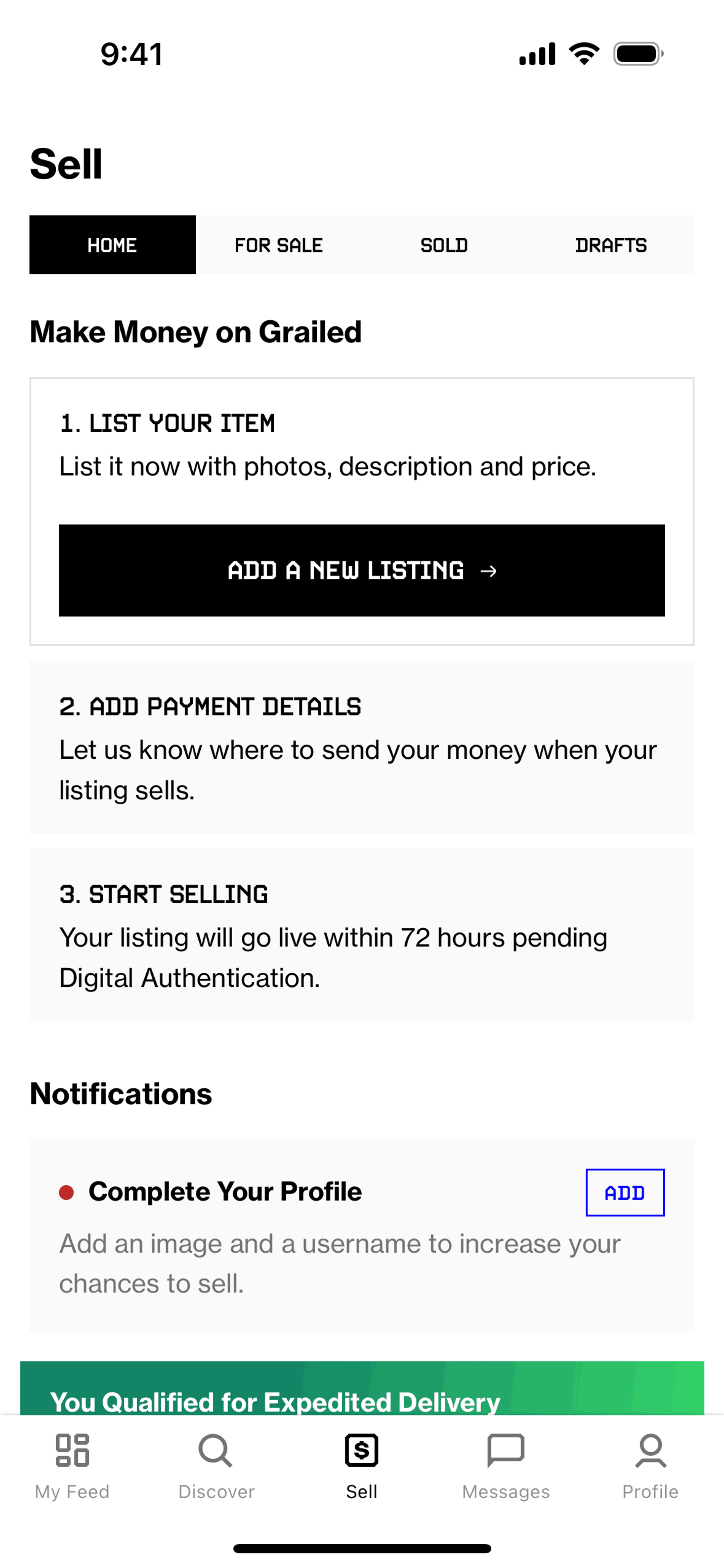 Grailed iOS Shopping interface screenshot 12