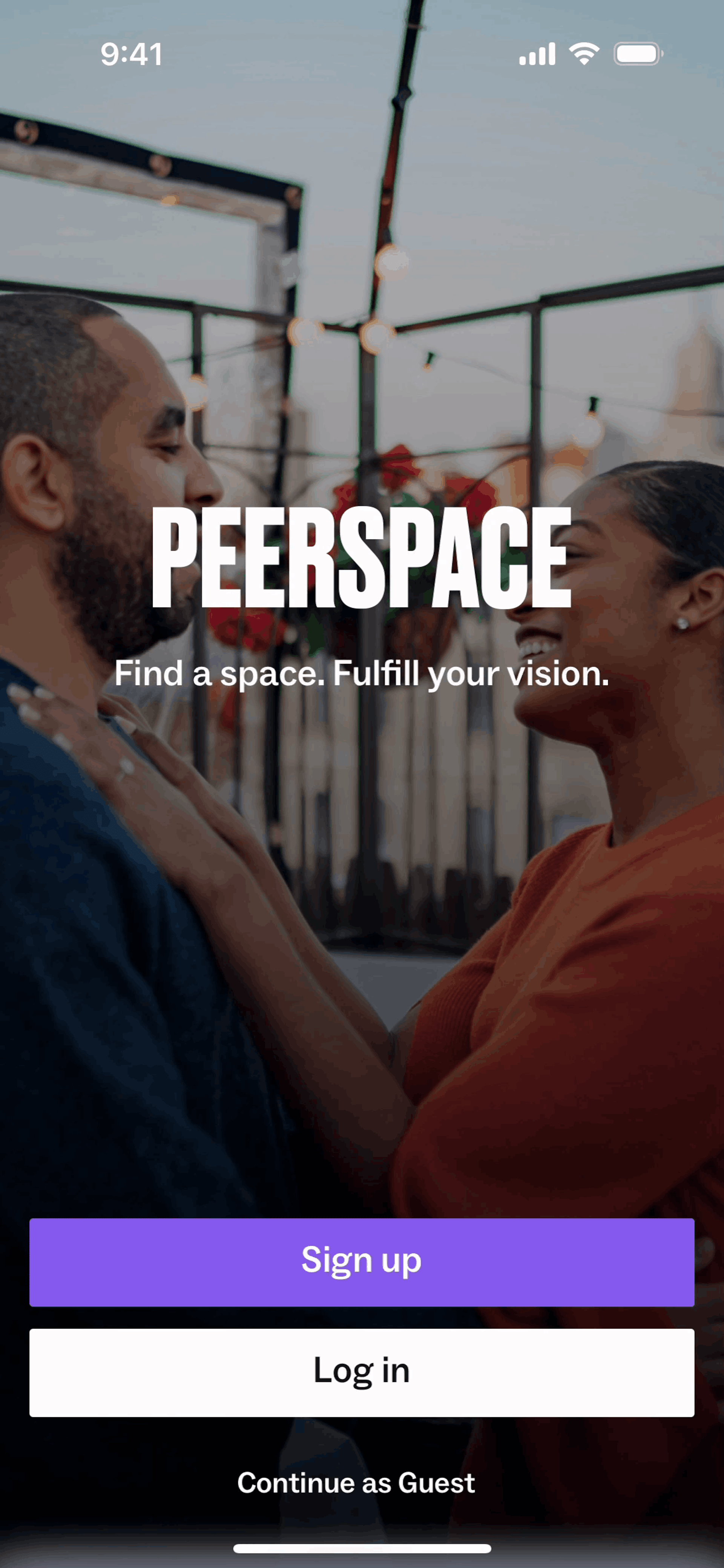 Peerspace iOS Lifestyle interface screenshot 10