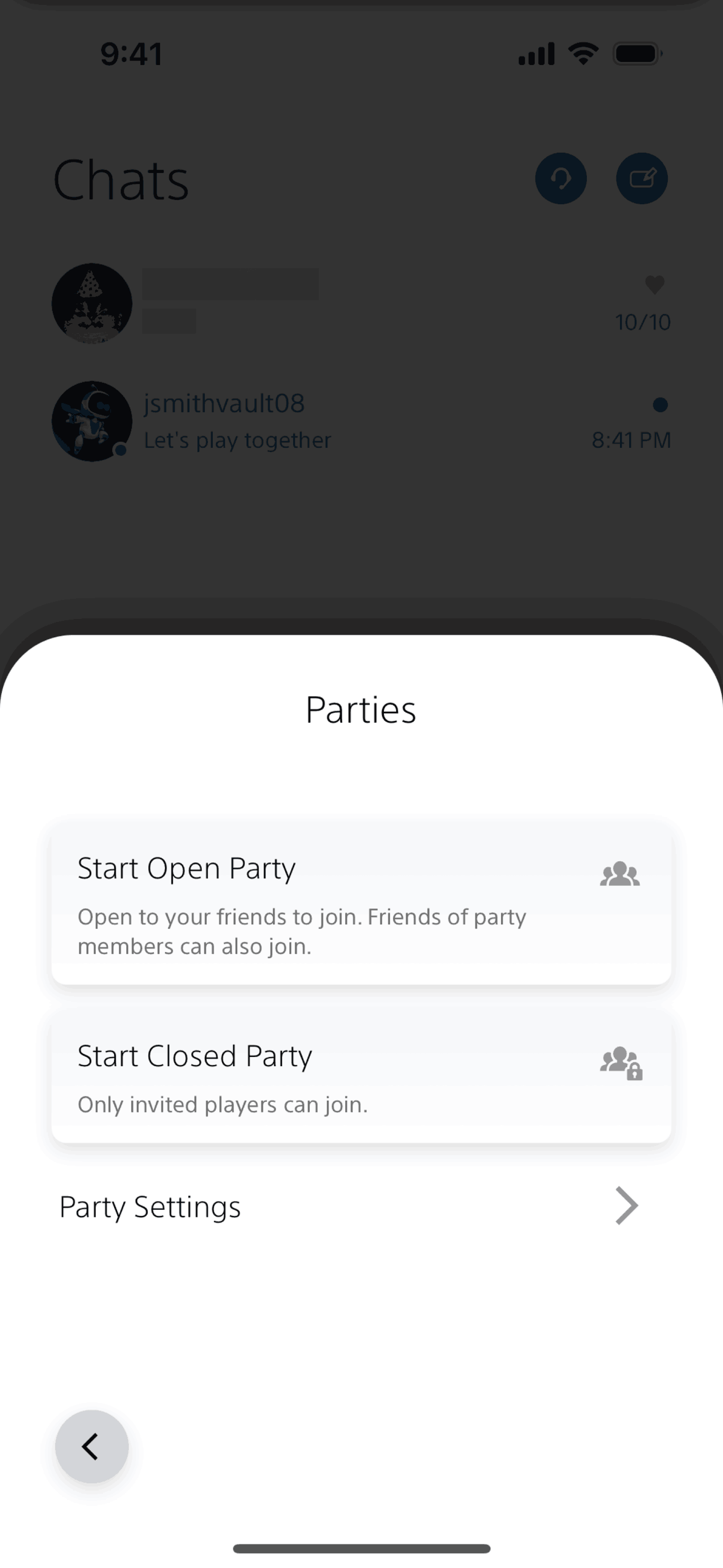 PlayStation App iOS Entertainment interface screenshot 15