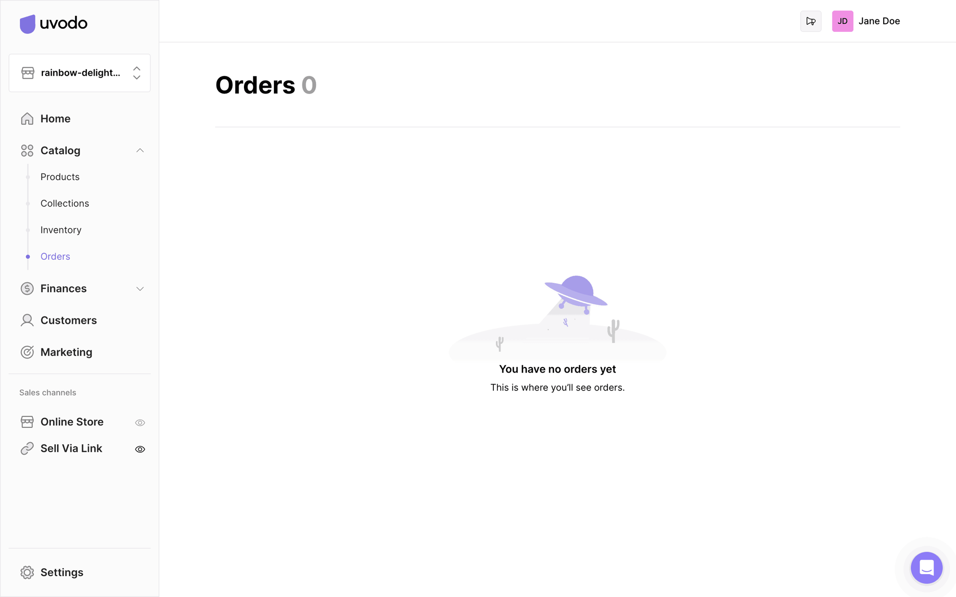Uvodo Web Business interface screenshot 8