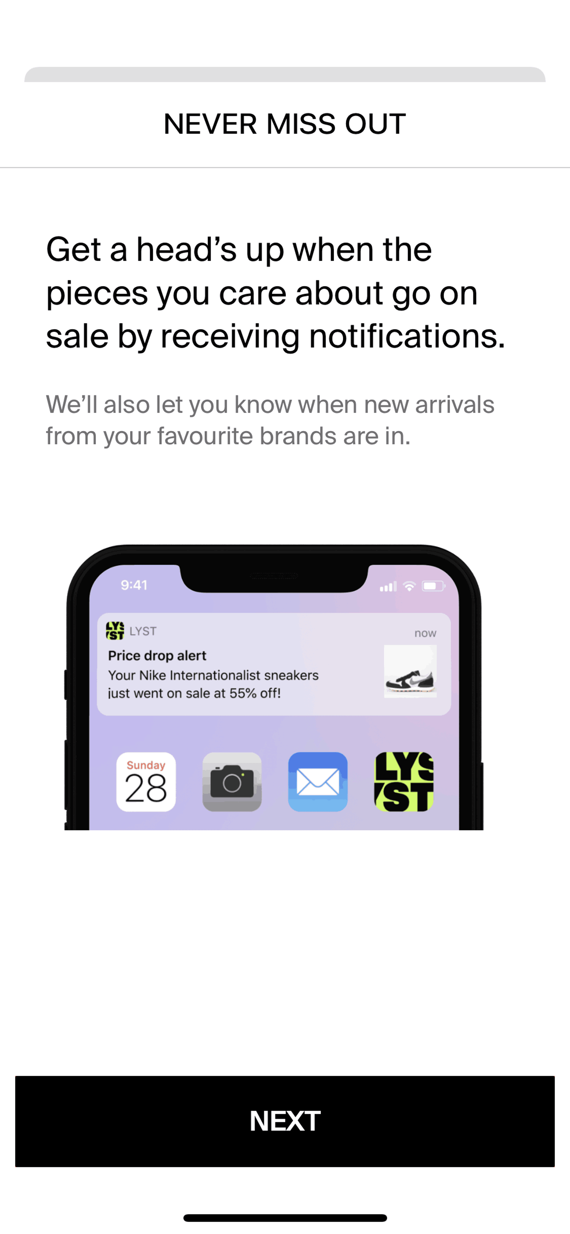 Lyst iOS Shopping interface screenshot 14