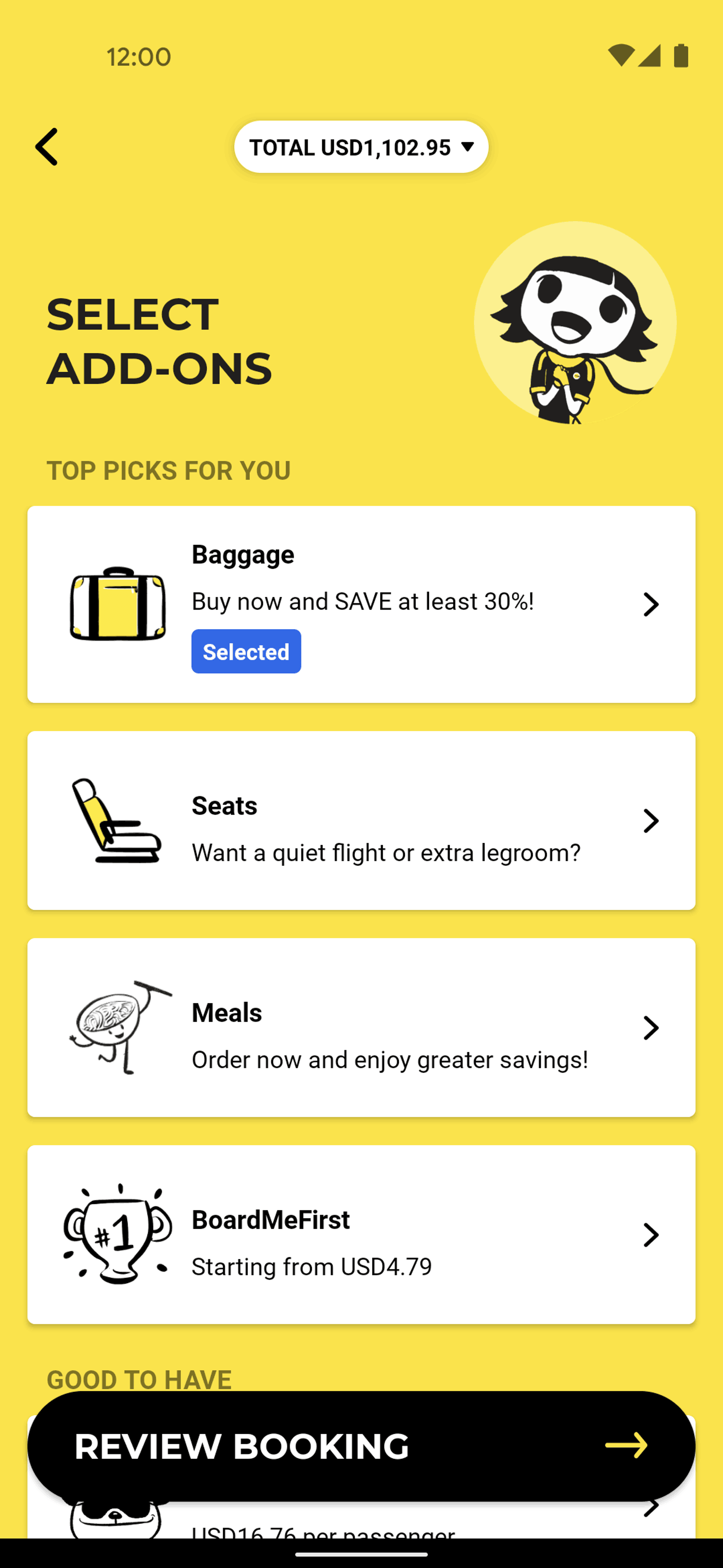 Scoot Android Travel & Transportation interface screenshot 21
