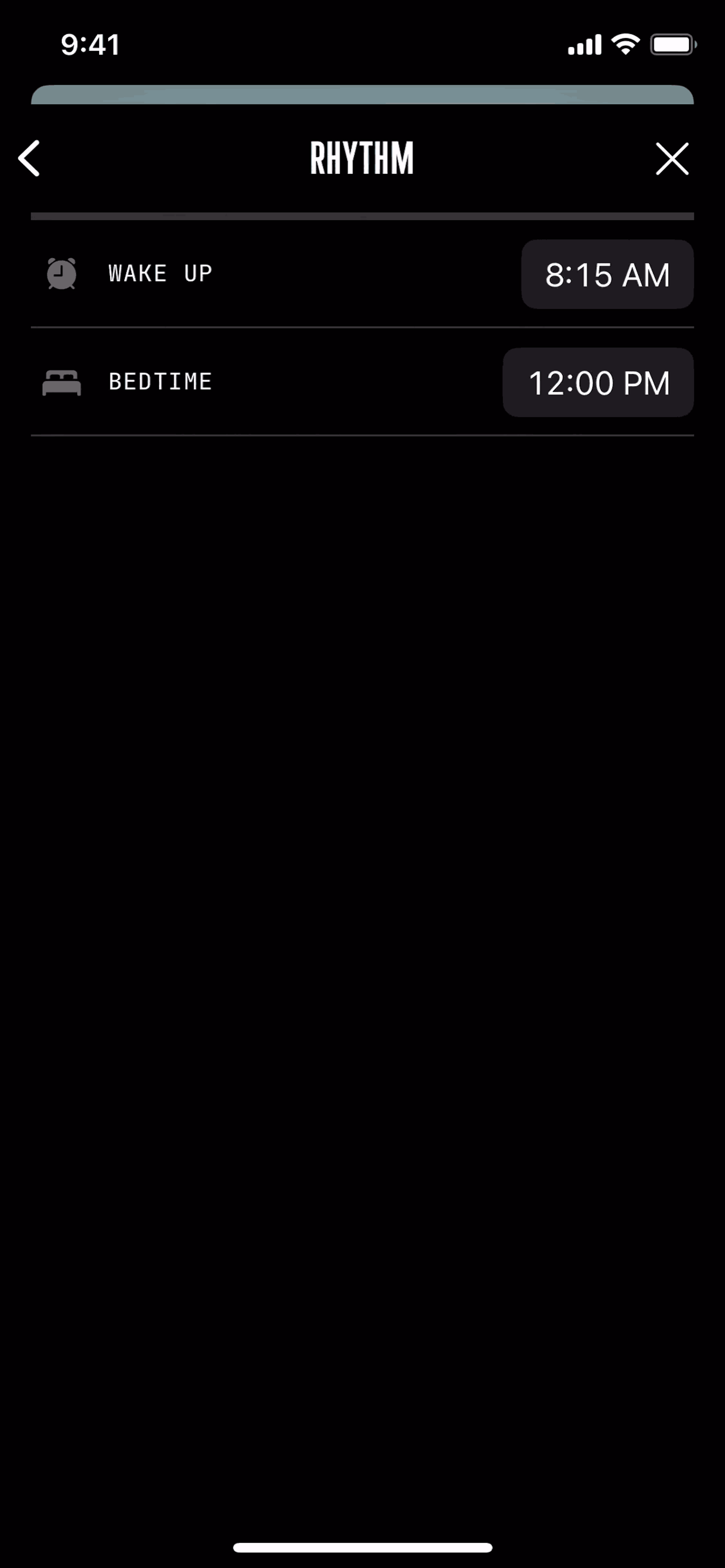 (Not Boring) Vibes iOS Health & Fitness interface screenshot 18