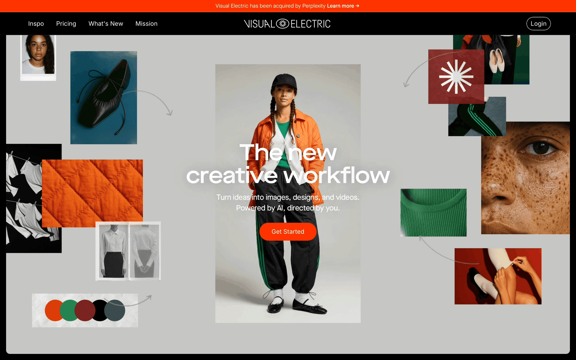 Visual Electric Web AI interface screenshot 1