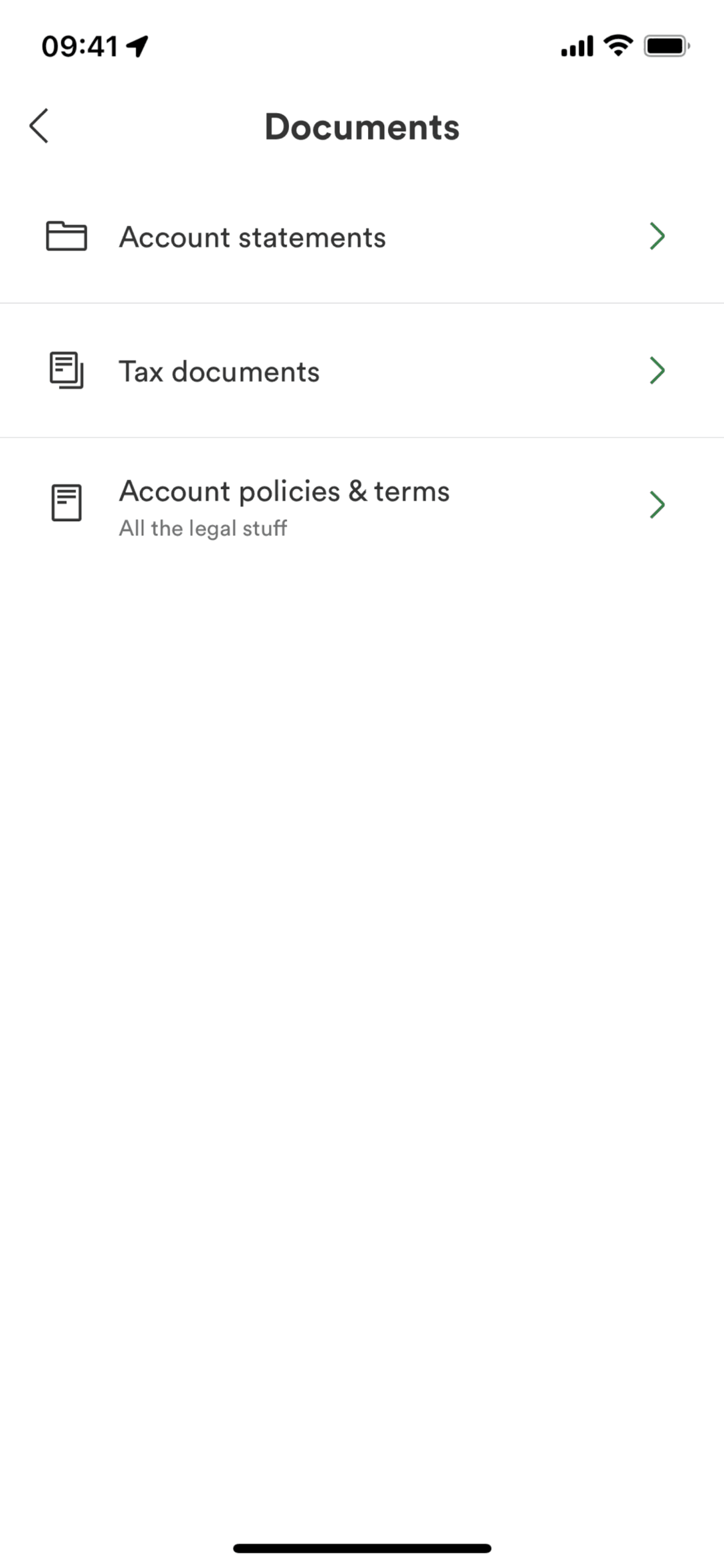 Chime iOS Finance interface screenshot 14