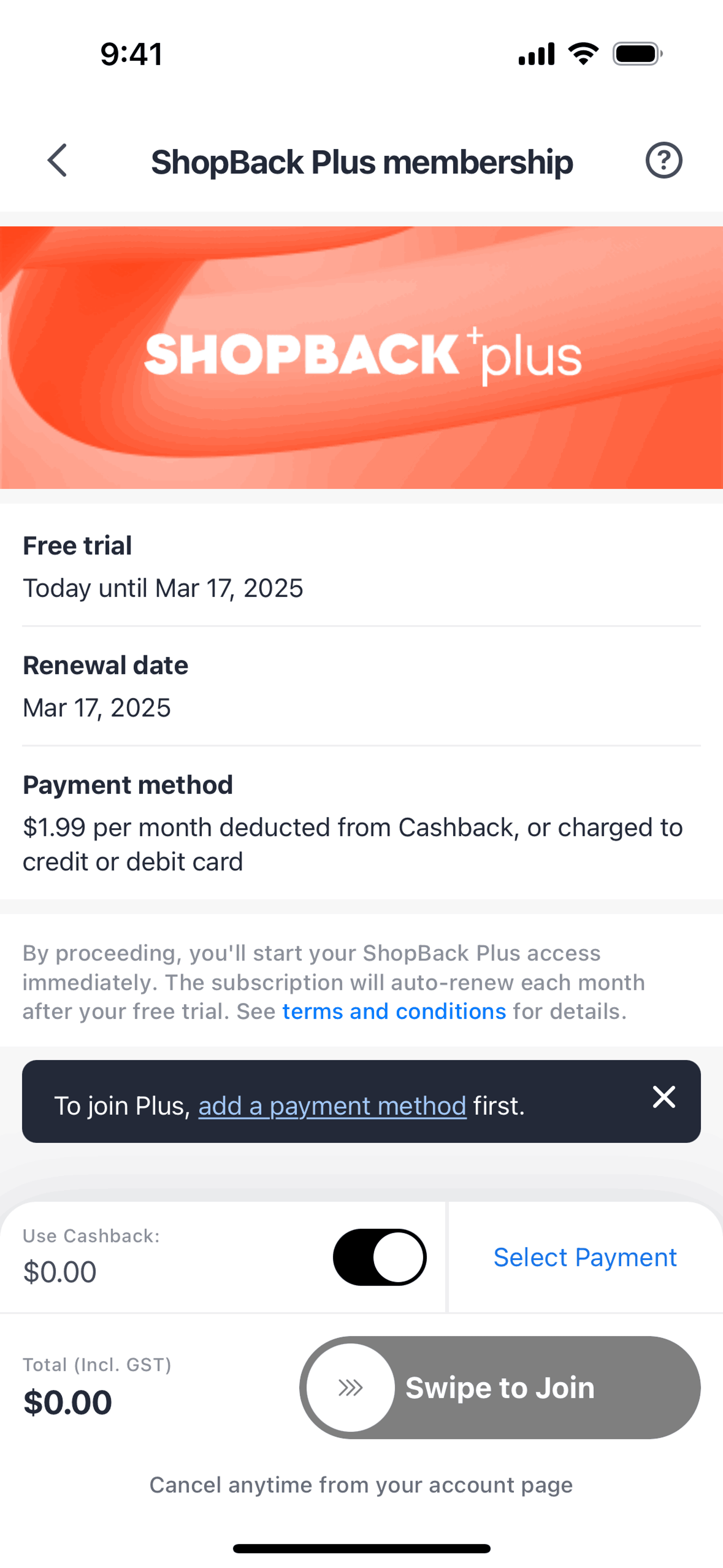 ShopBack iOS Shopping interface screenshot 21
