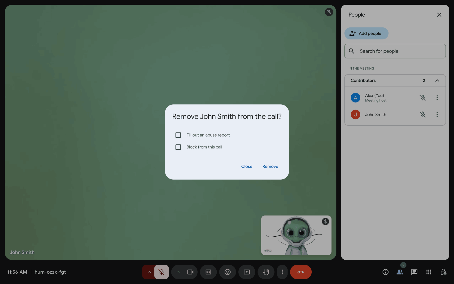 Google Meet Web Social Networking interface screenshot 14