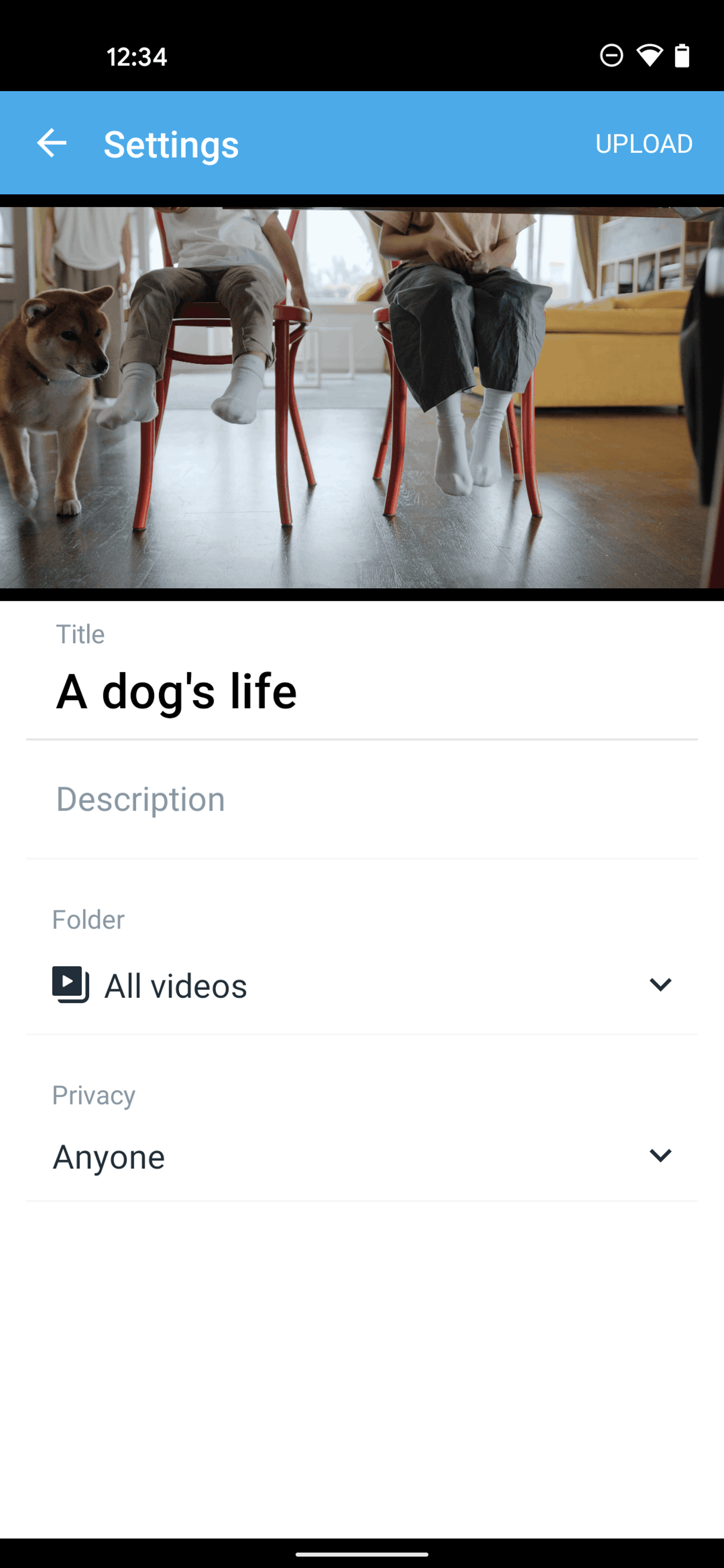 Vimeo Android Photo & Video interface screenshot 20
