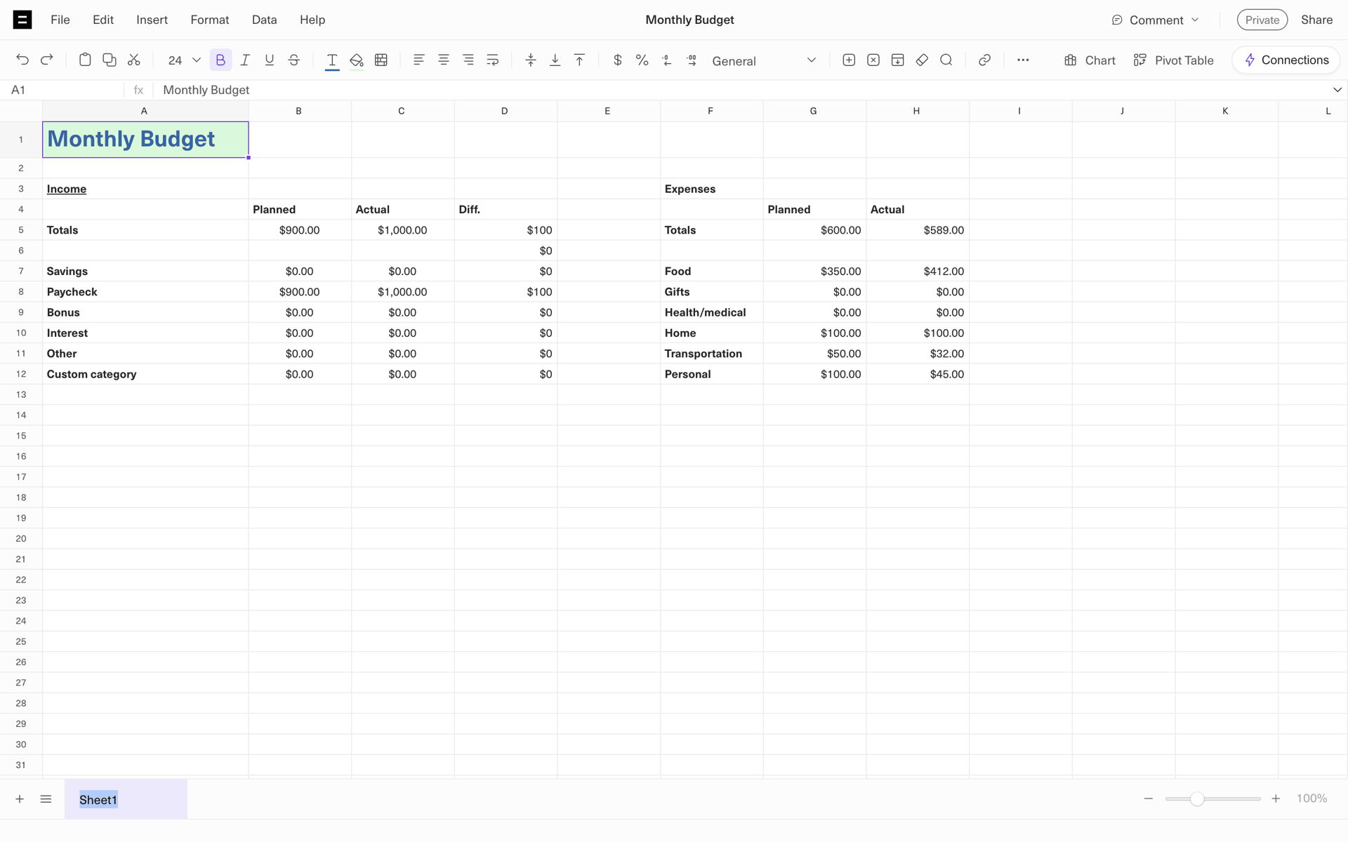 Equals Web Business interface screenshot 16