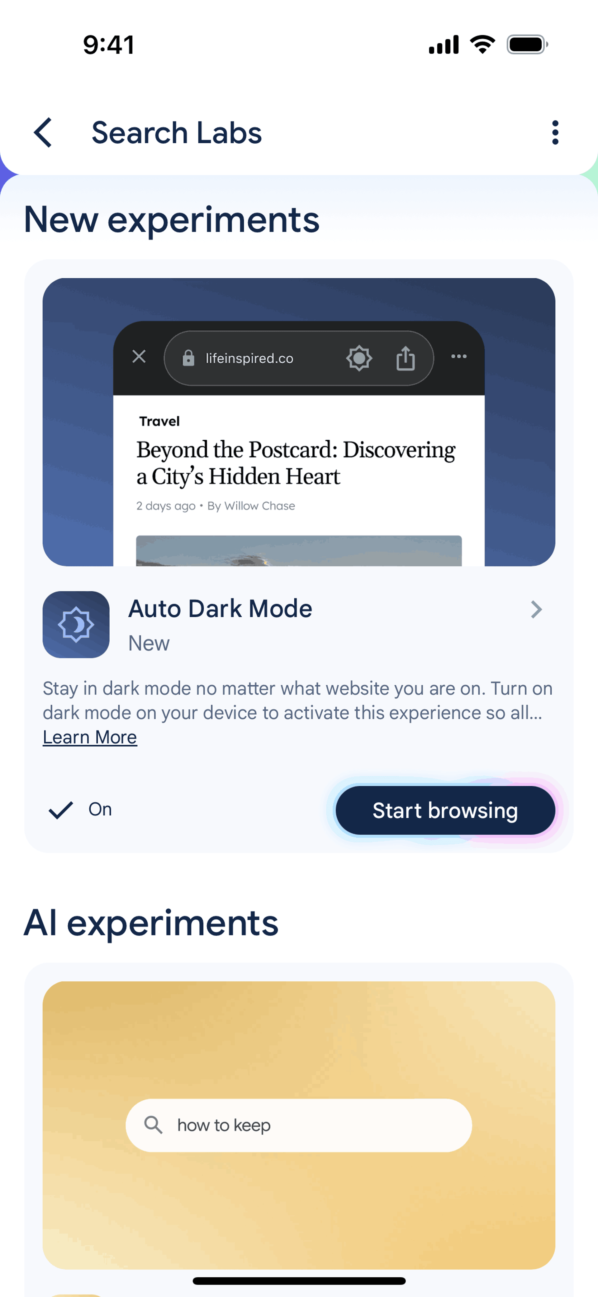 Google iOS AI interface screenshot 21